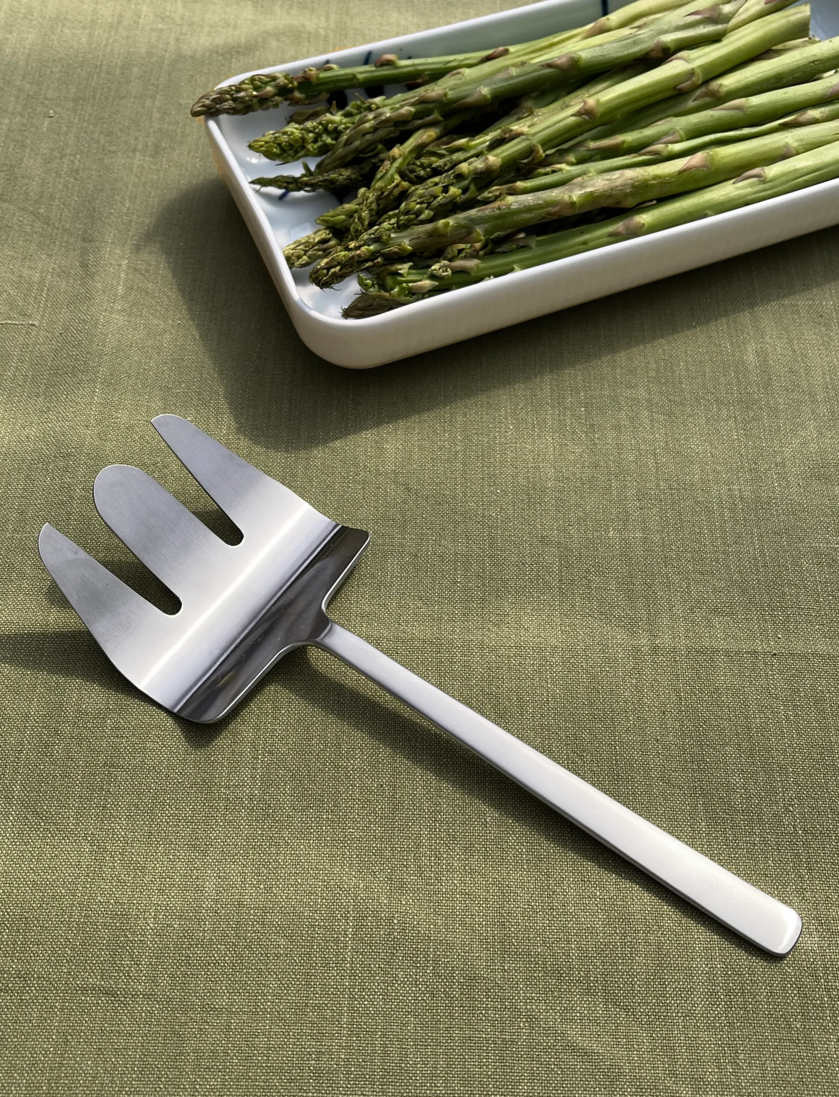 Kay Bojesen Aspargesgaffel, L:20.7 cm, Spoons, Silber - Serving Homeware