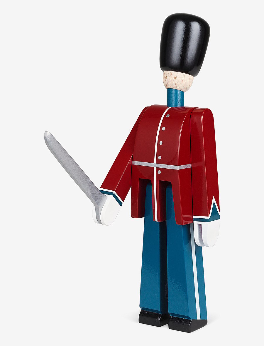 Kay Bojesen - Guardsman with sword small red/blue/white - holzfiguren - red/blue/white - 2