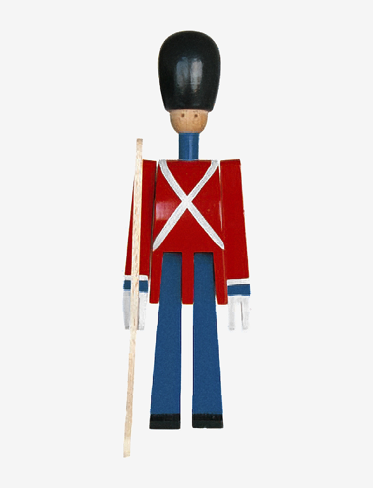 Kay Bojesen - Guardsman with gun small red/blue/white - holzfiguren - red/blue/white - 1