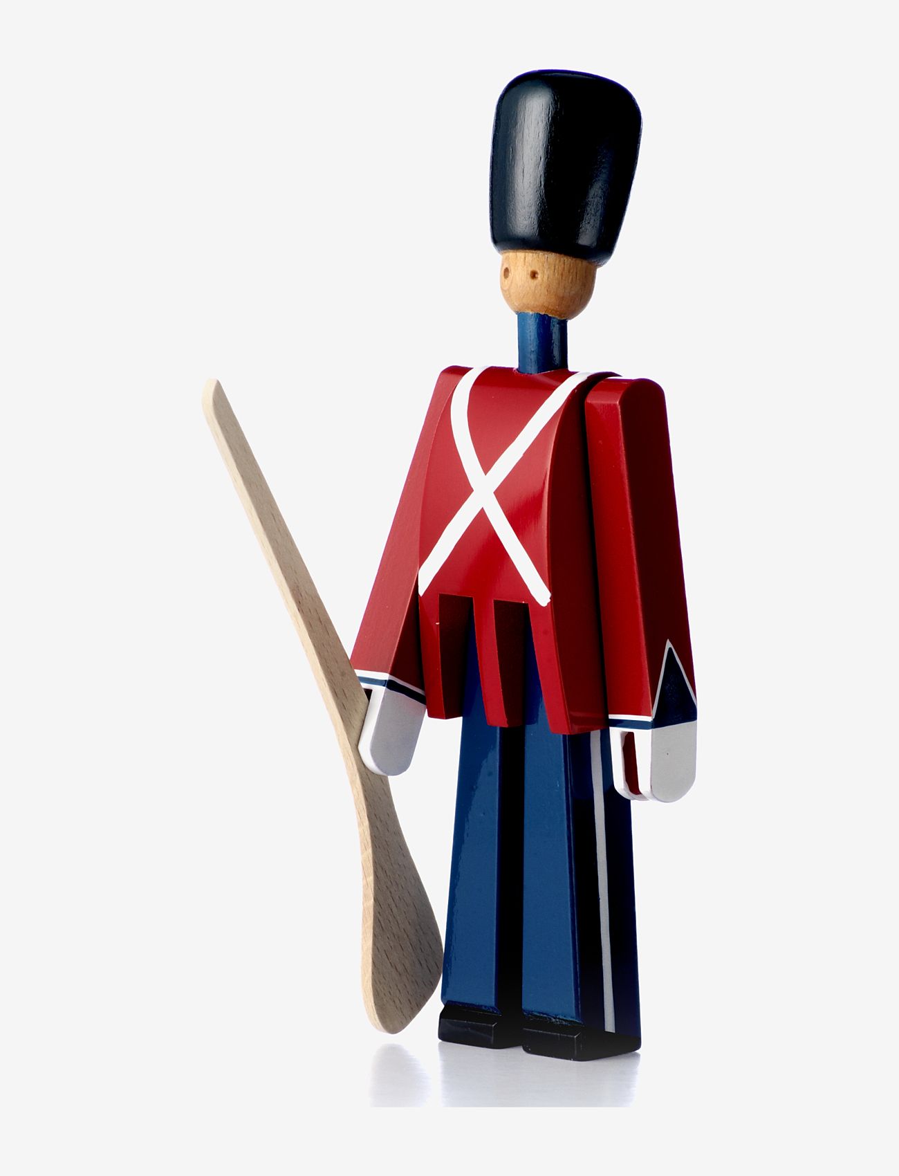 Kay Bojesen - Guardsman with gun small red/blue/white - holzfiguren - red/blue/white - 2