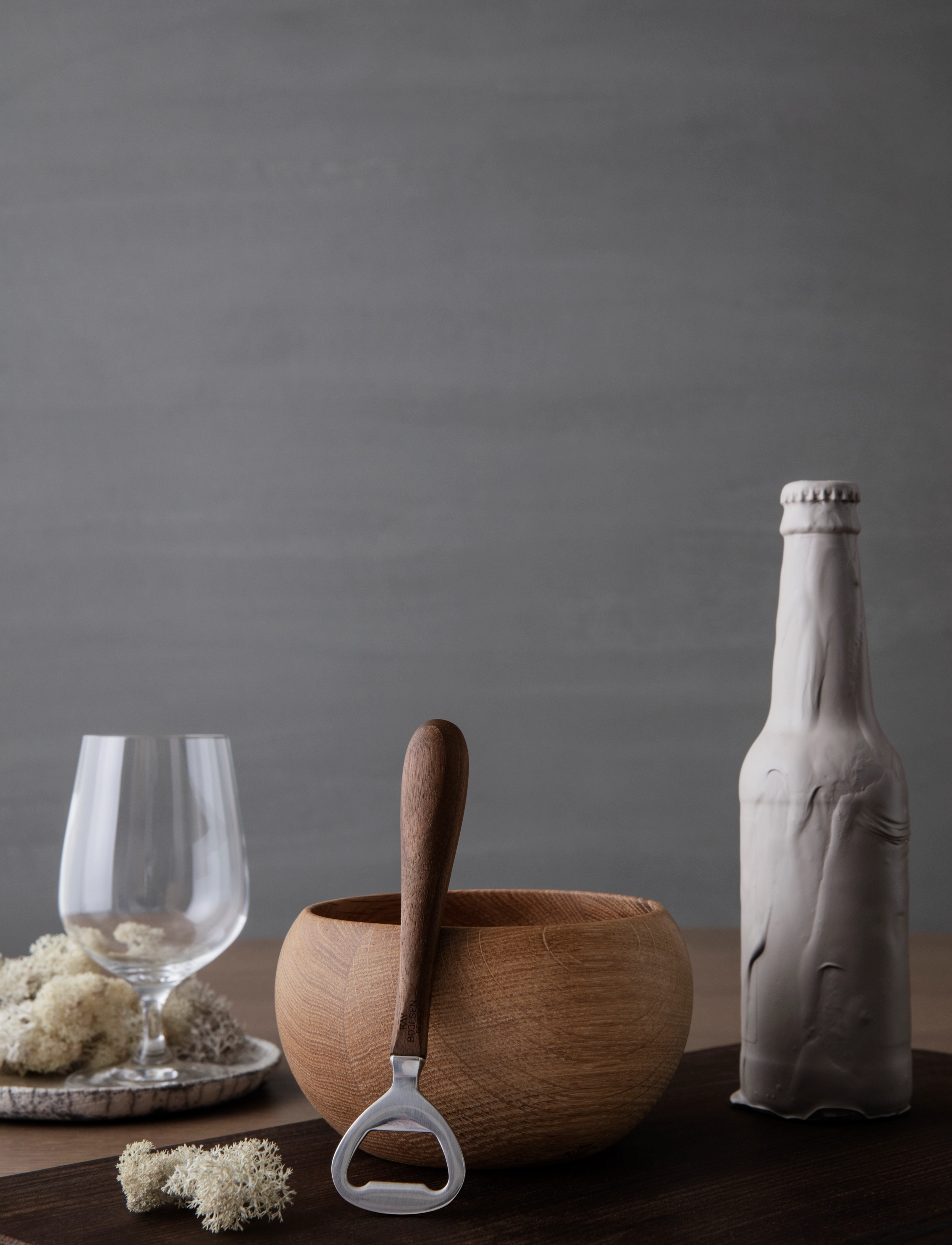 Kay Bojesen Oplukker H4 Valnød, W15.5 cm, Drink & Bar Accessories, Braun - Bottle Openers Wine Stoppers, Homeware