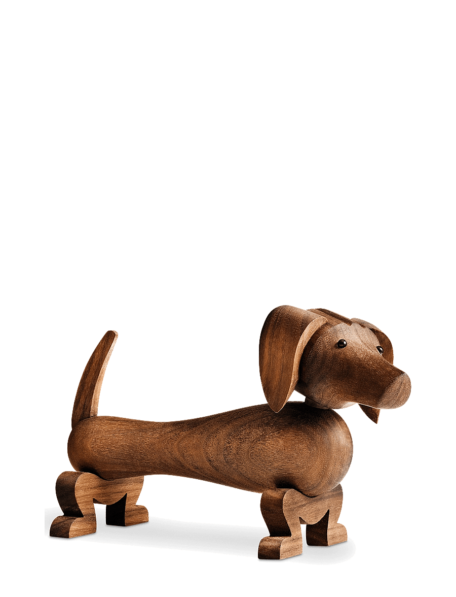 Kay Bojesen - Hund - trefigurer - walnut - 1