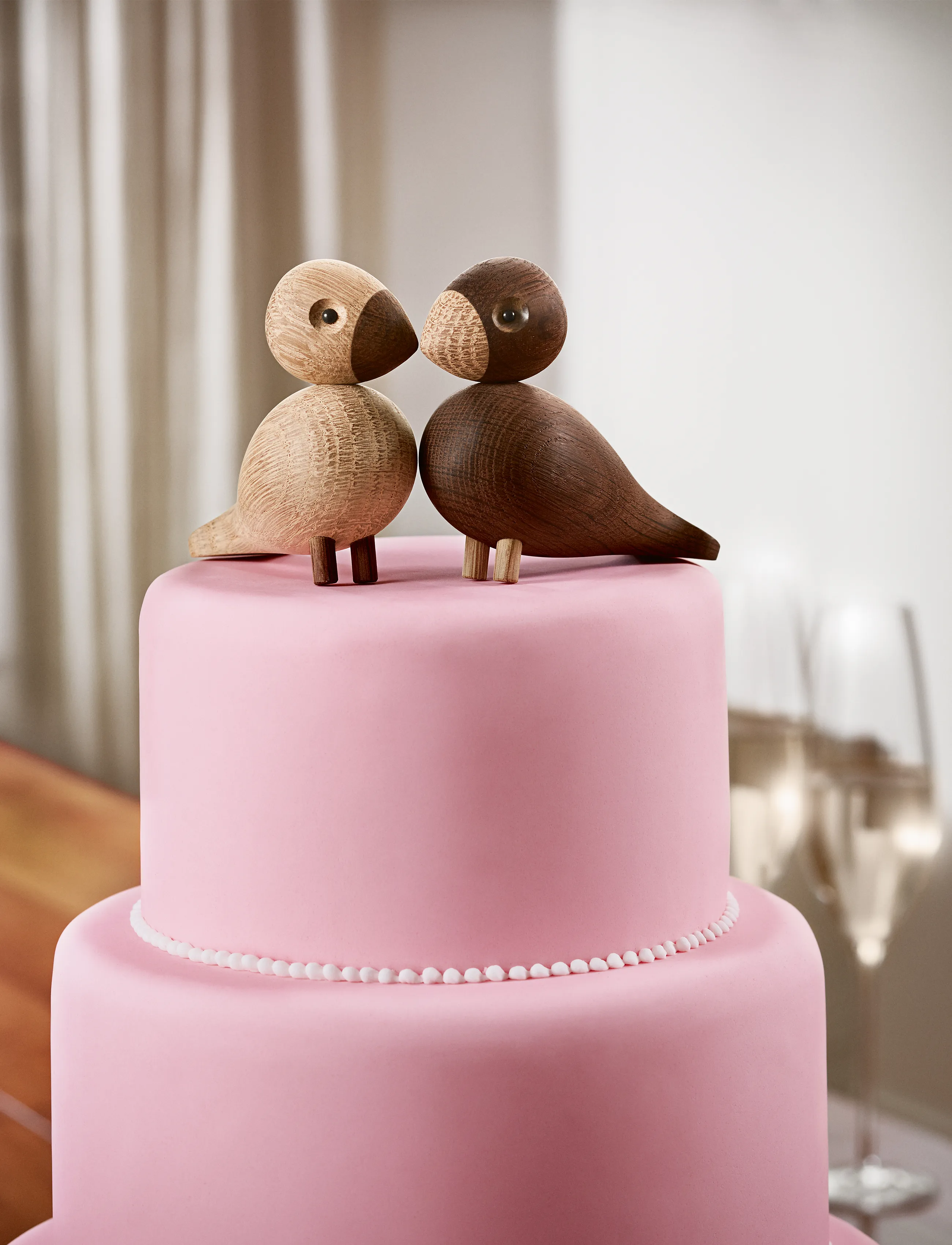 Kay Bojesen - Lovebirds 1 Pair - shop by price - oak/smoked oak - 4