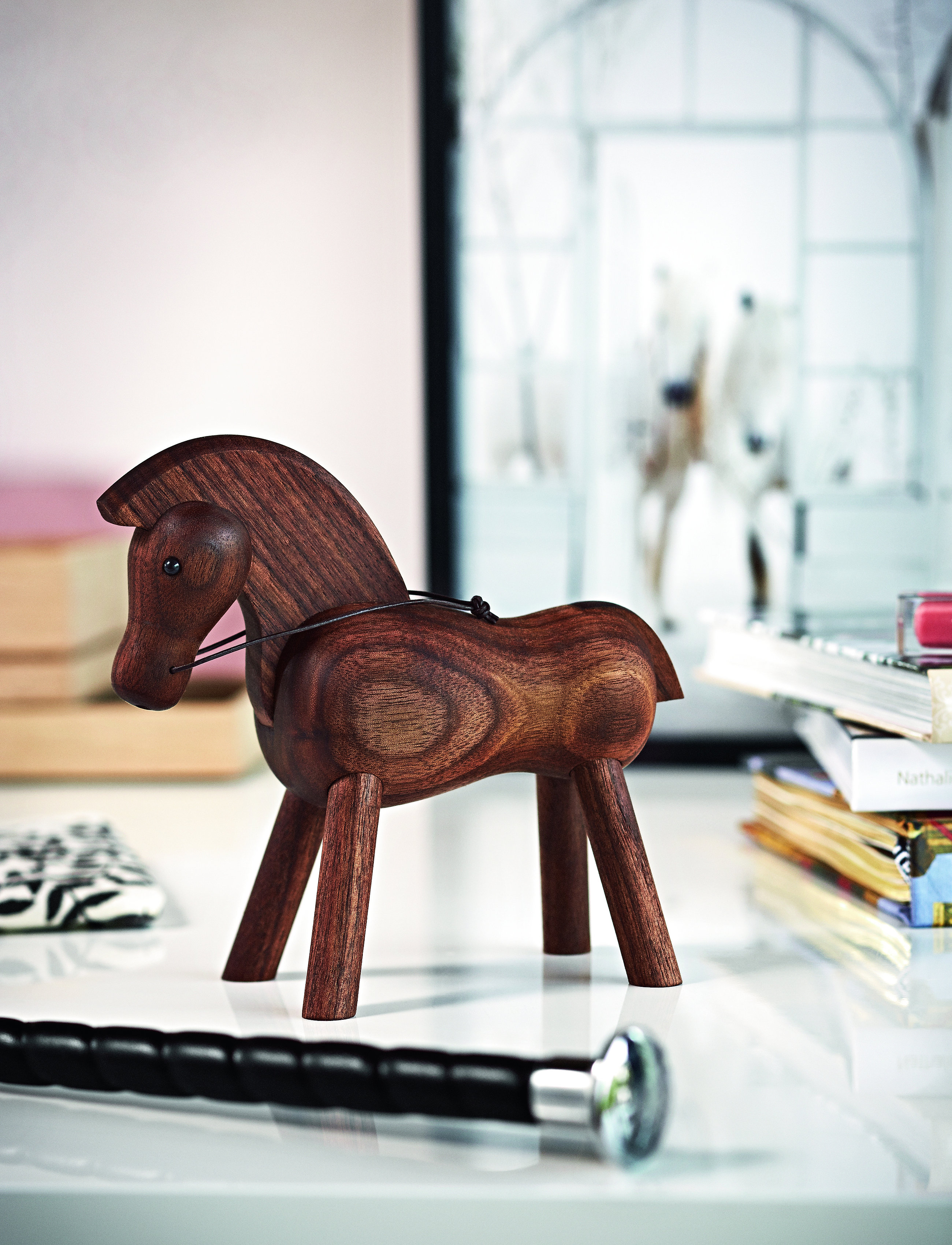 Kay Bojesen Hest, One Size, Decorative Accessories-details, Braun - Wooden Figures, Homeware