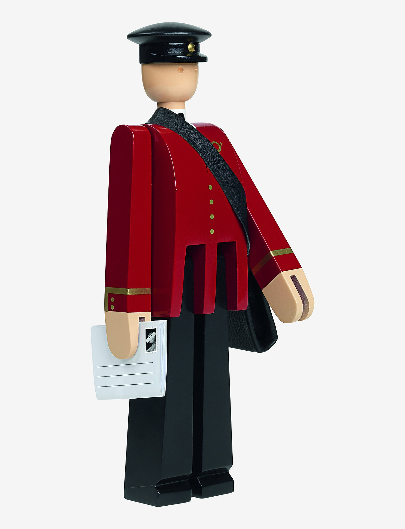 Kay Bojesen - Postman - black/red - 0