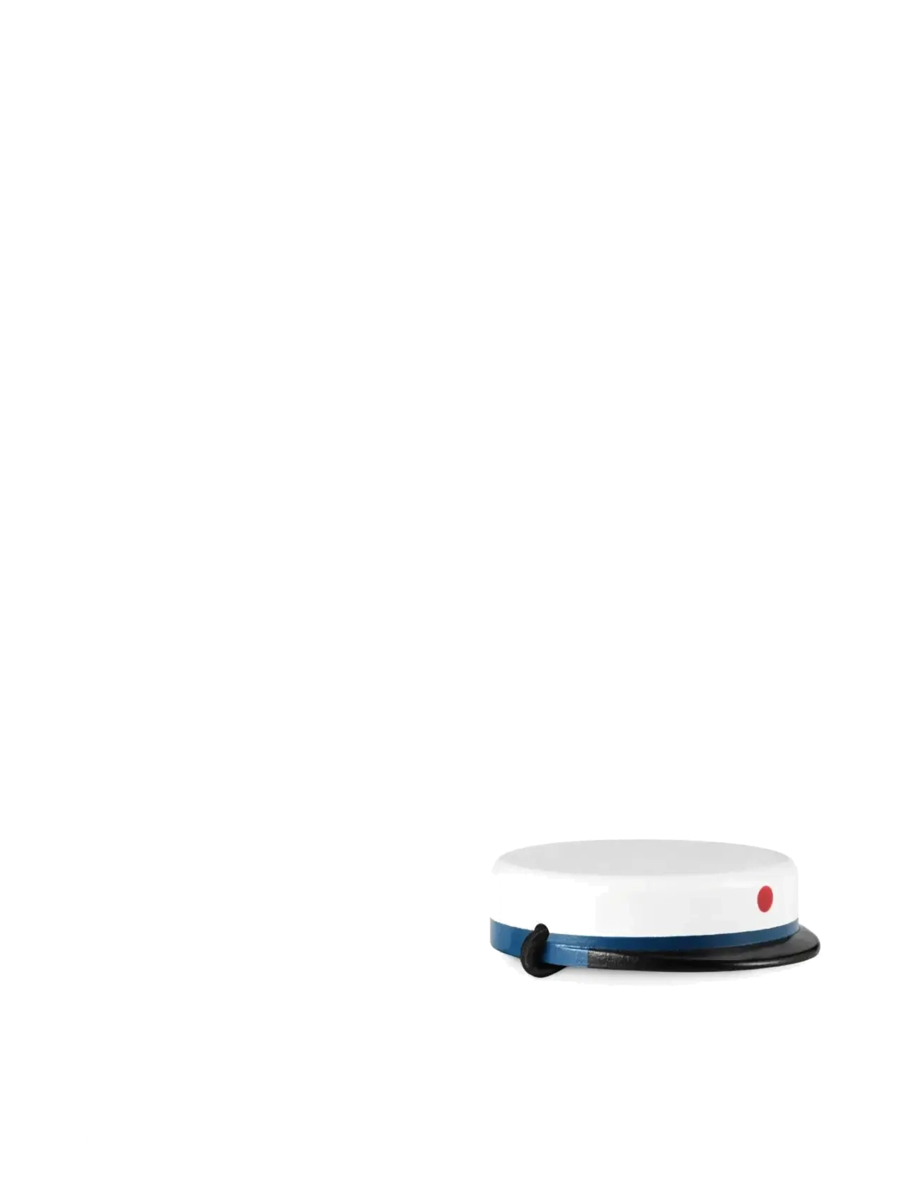 Kay Bojesen Studentmössa liten blå - Träfigurer - BLUE / white