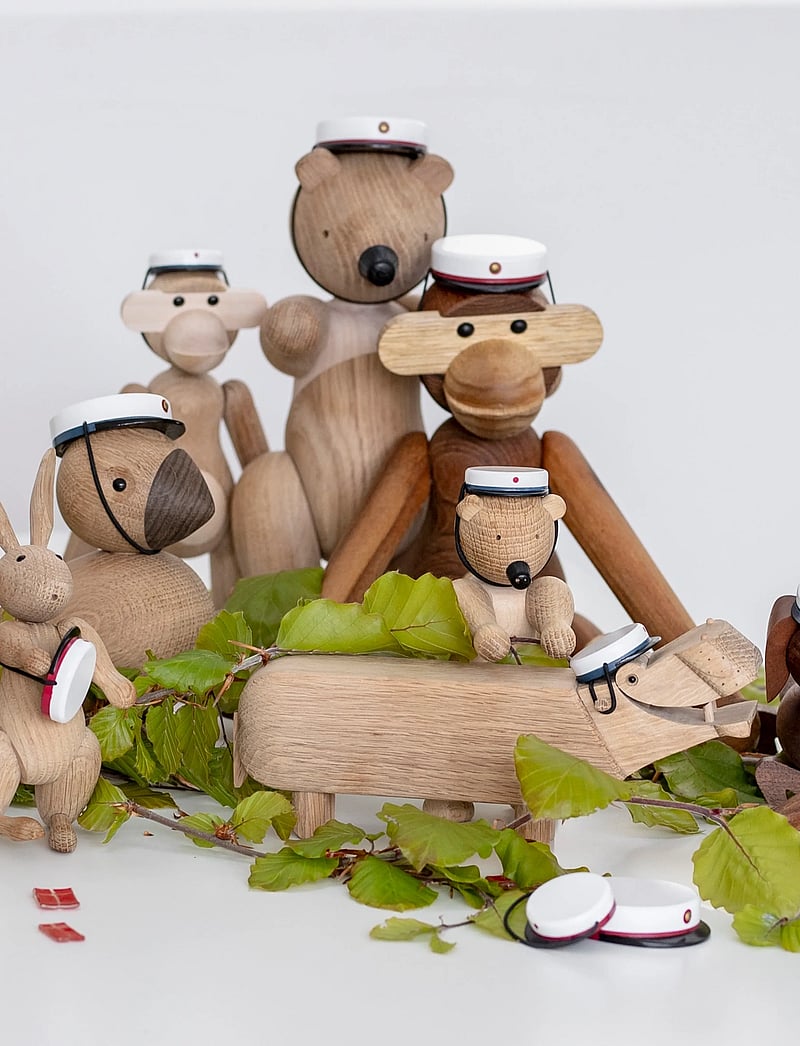 Kay Bojesen - Studenterhue mini blå - træfigurer - blue - 2