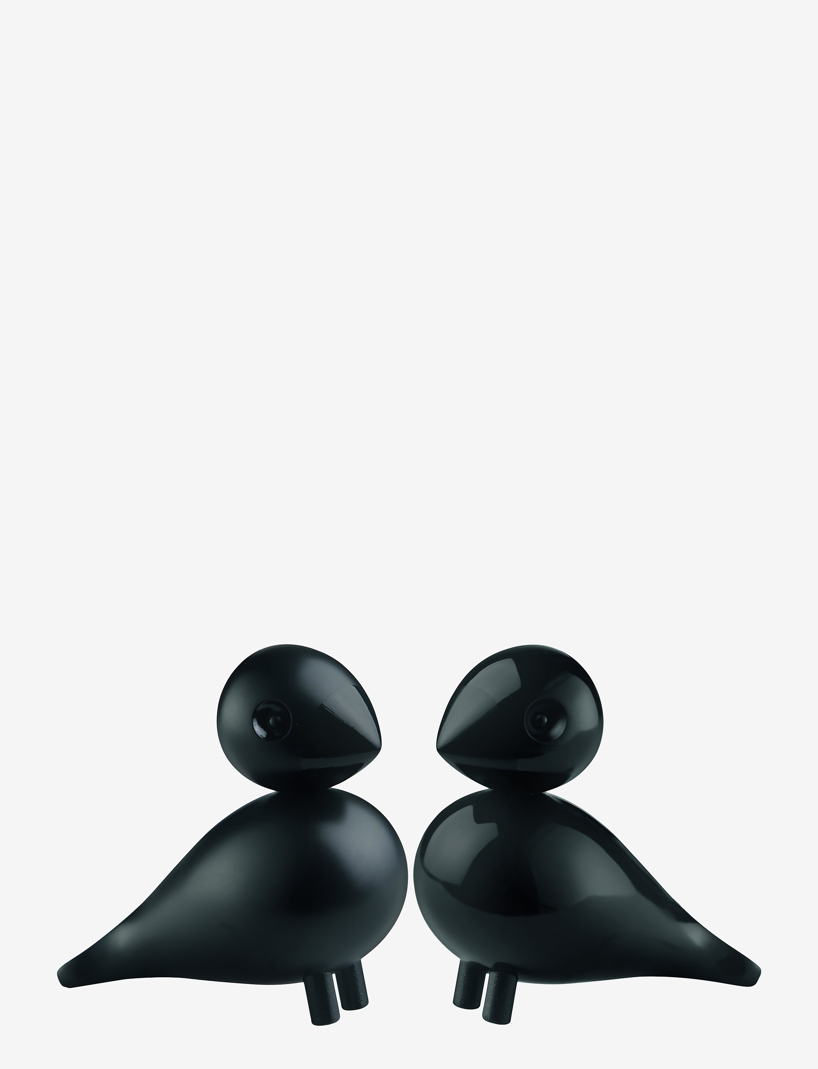 Kay Bojesen Turtelduer 1 Par, 9.5X 9X 5 cm, Decorative Accessories-details, Schwarz - Wooden Figures, Homeware