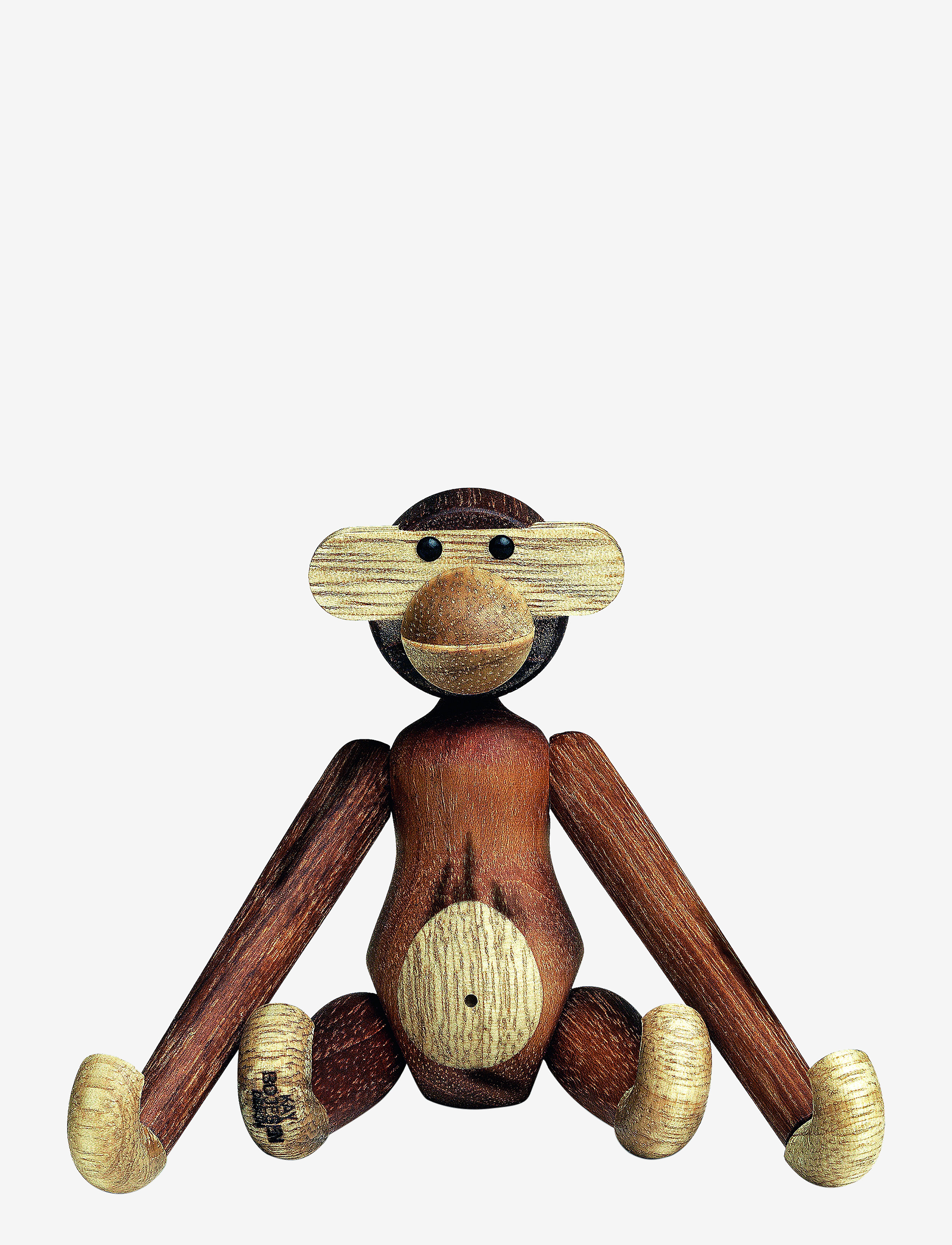 Kay Bojesen Abe Mini, 10 cm, Decorative Accessories-details, Braun - Wooden Figures, Homeware