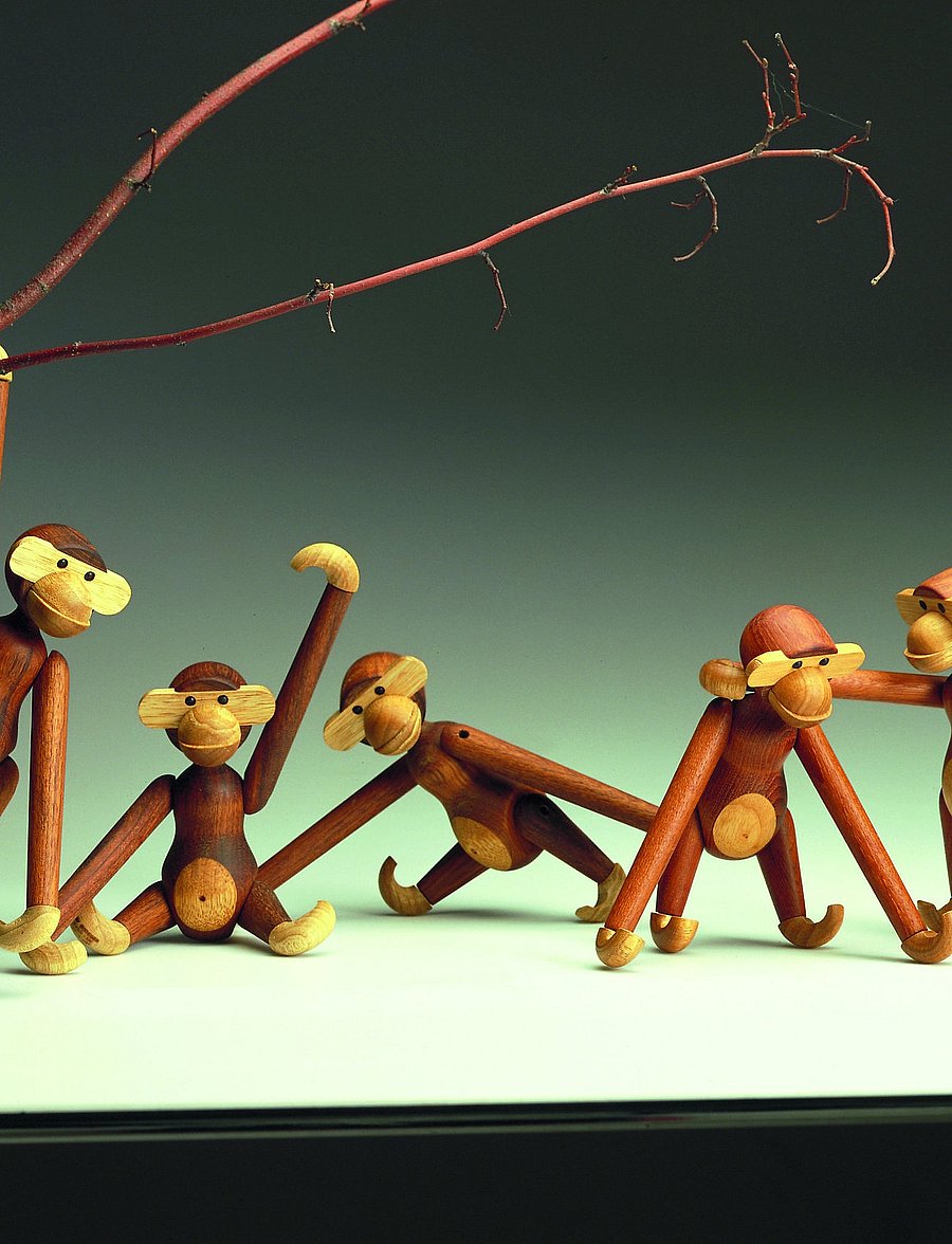 Kay Bojesen - Monkey small teak/limba - shop by price - teak/limba - 3