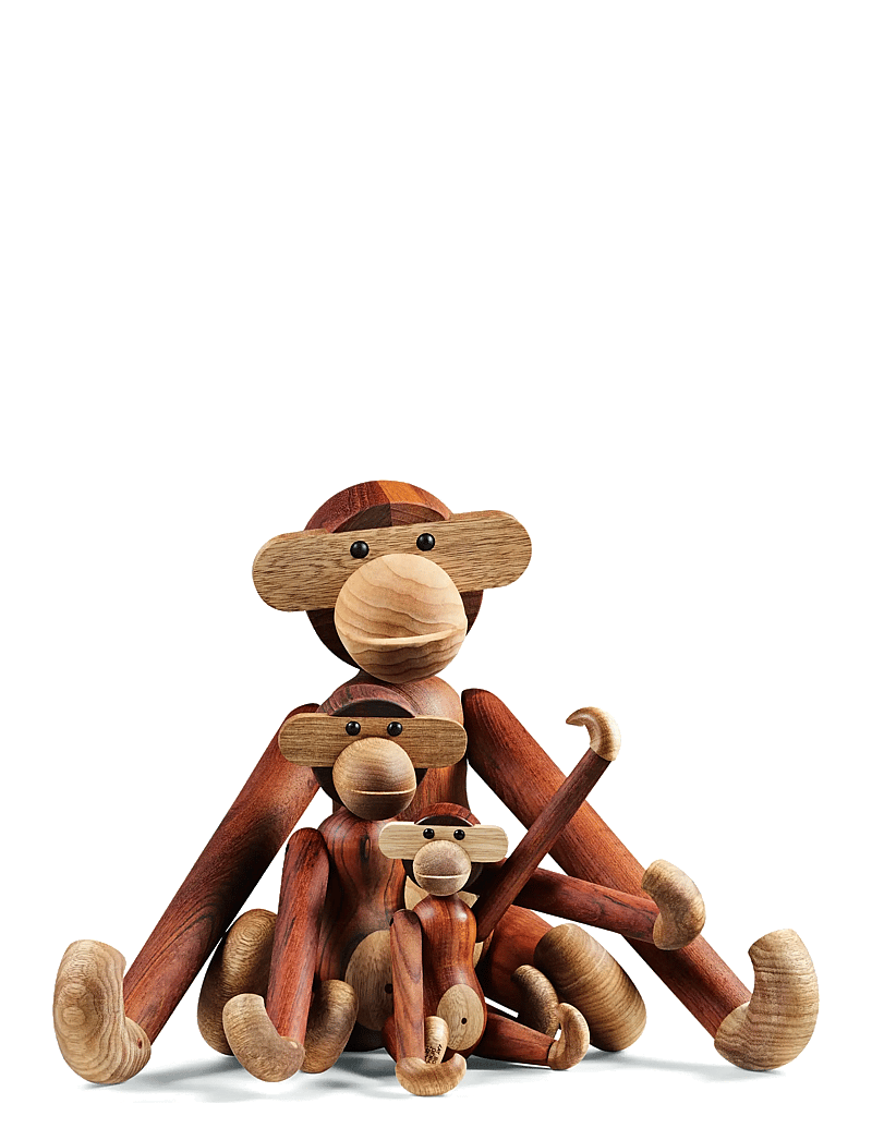 Kay Bojesen - Monkey small teak/limba - nach preis einkaufen - teak/limba - 2