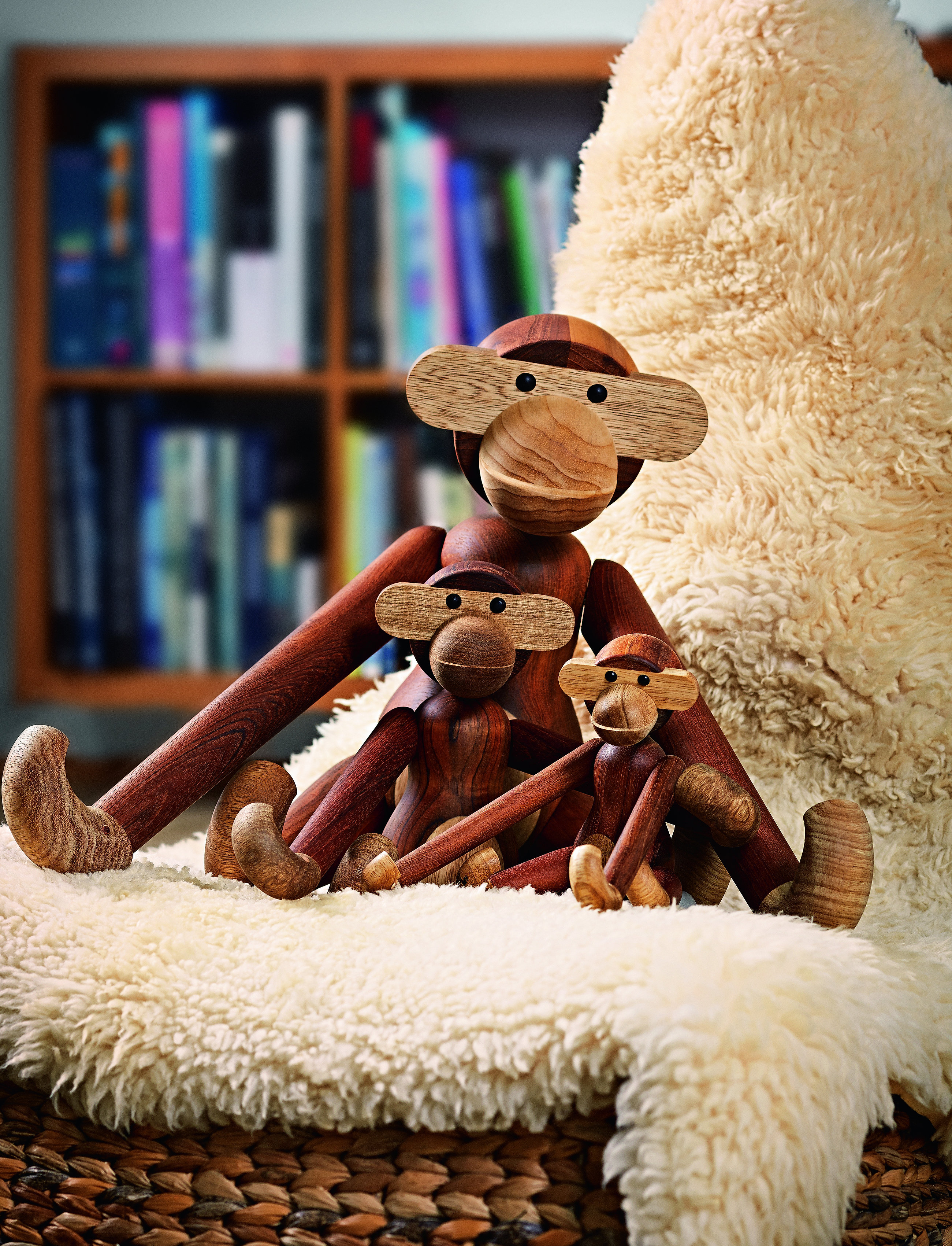 Kay Bojesen Abe Mellem, 28 cm, Decorative Accessories-details, Braun - Wooden Figures, Homeware