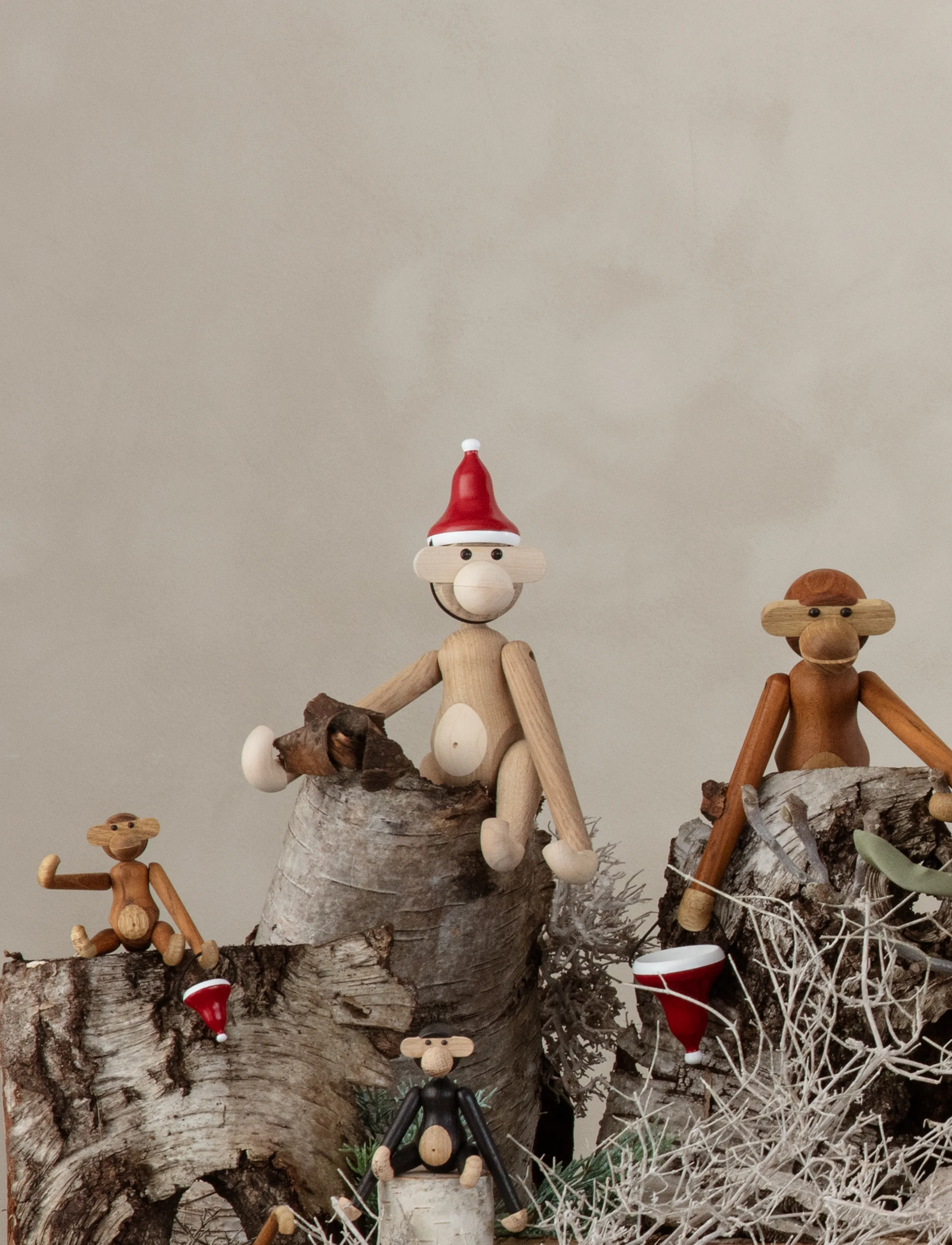 Kay Bojesen - Monkey small - puidust kujud - oak/maple - 4
