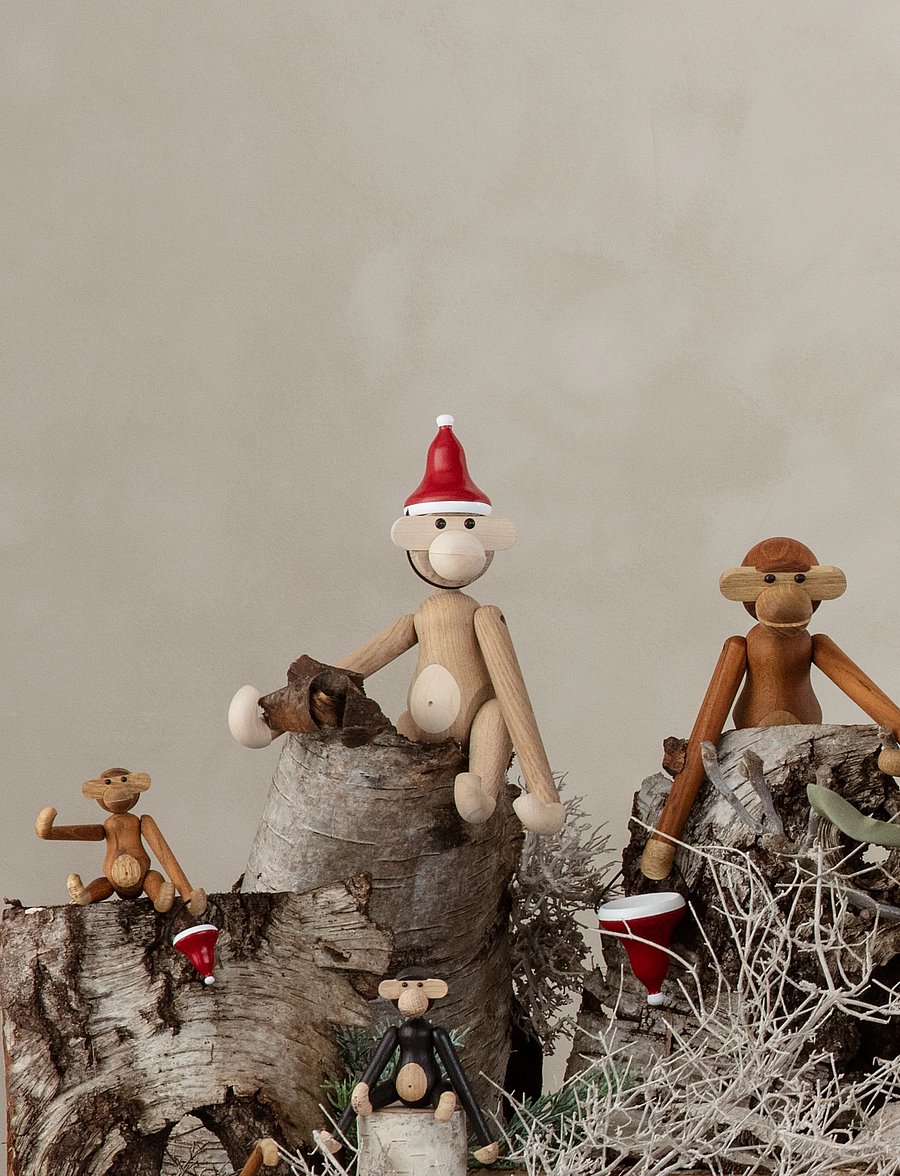 Kay Bojesen - Monkey small - puidust kujud - oak/maple - 4