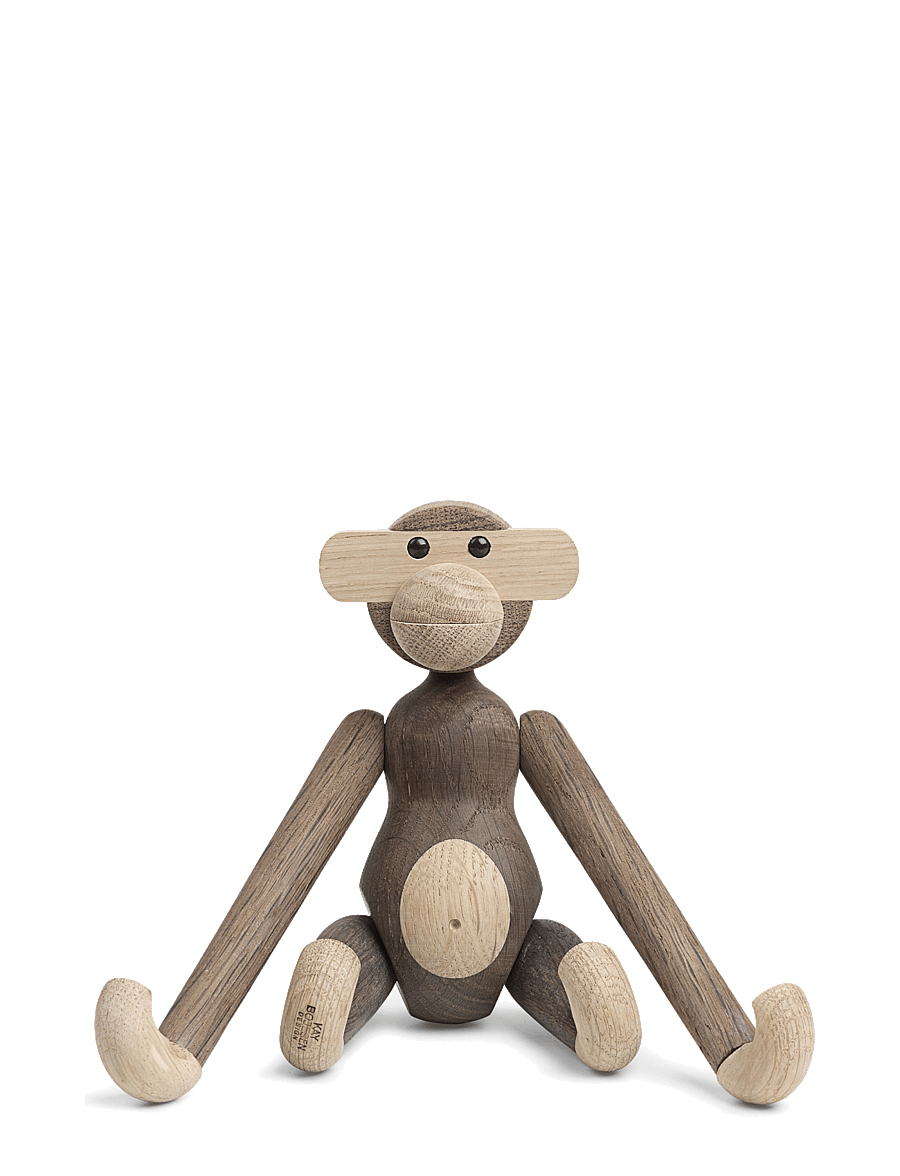Kay Bojesen - Monkey small - holzfiguren - oak/smoked oak - 1