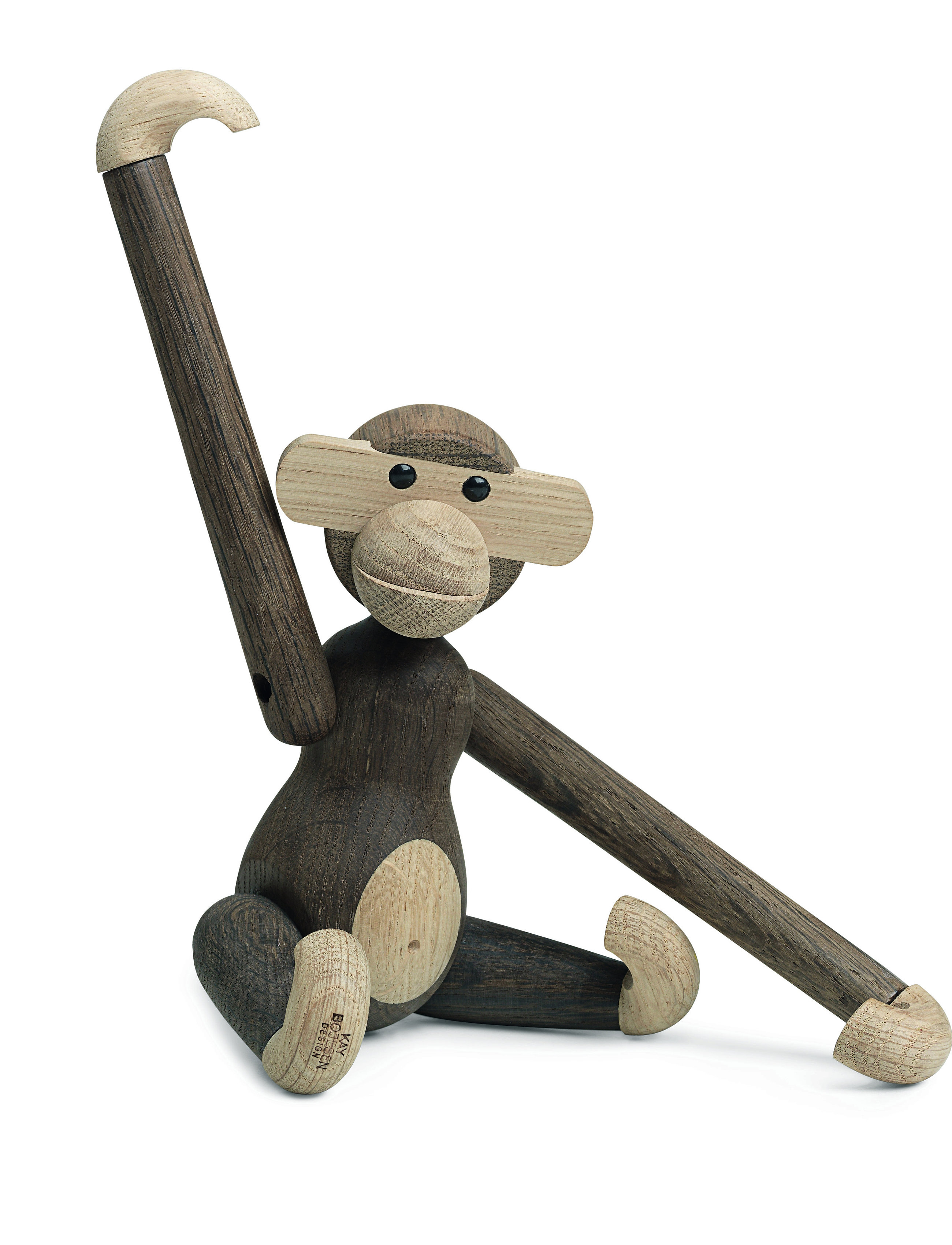 Kay Bojesen - Apa liten - träfigurer - oak/smoked oak - 1