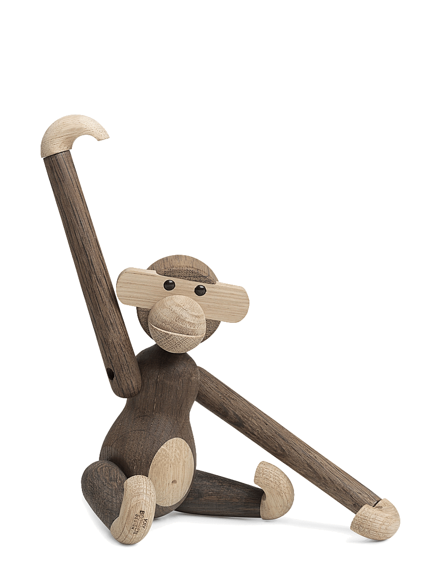 Kay Bojesen - Monkey small - holzfiguren - oak/smoked oak - 2