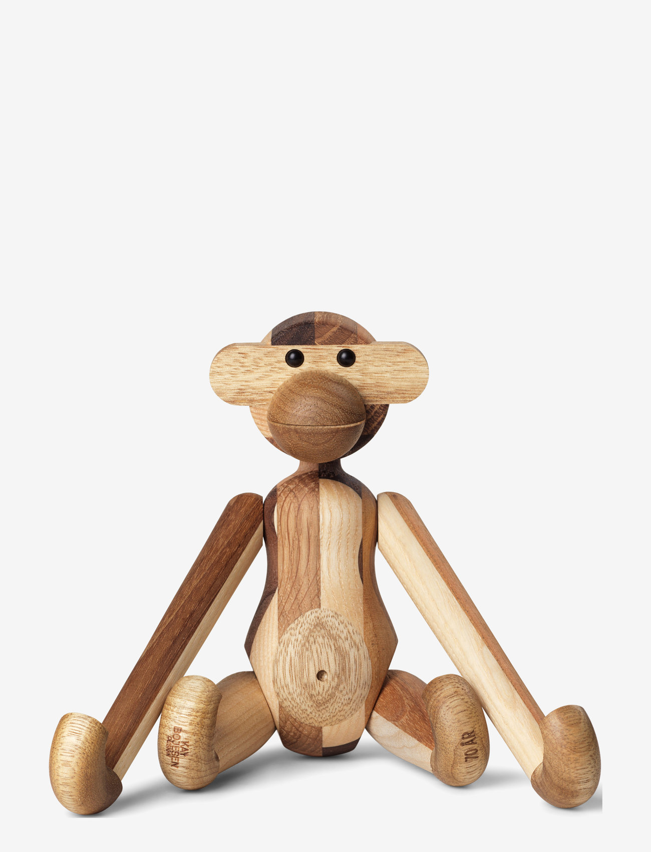 Kay Bojesen - Monkey Reworked Anniversary small - najniższe ceny - mixed wood - 0