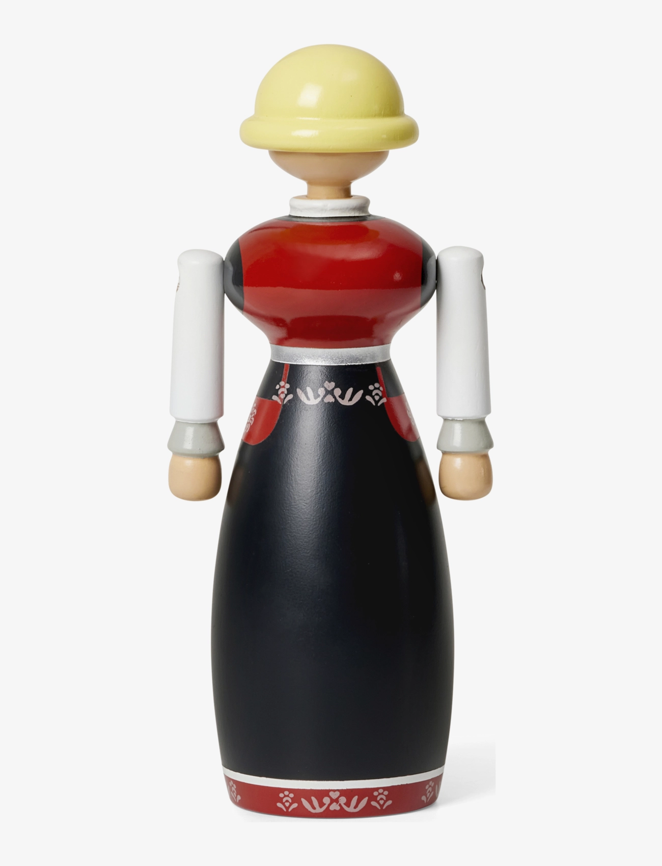 Kay Bojesen - Norwegian Bunad Woman black/red/white - figurines en bois - black/red/white - 2