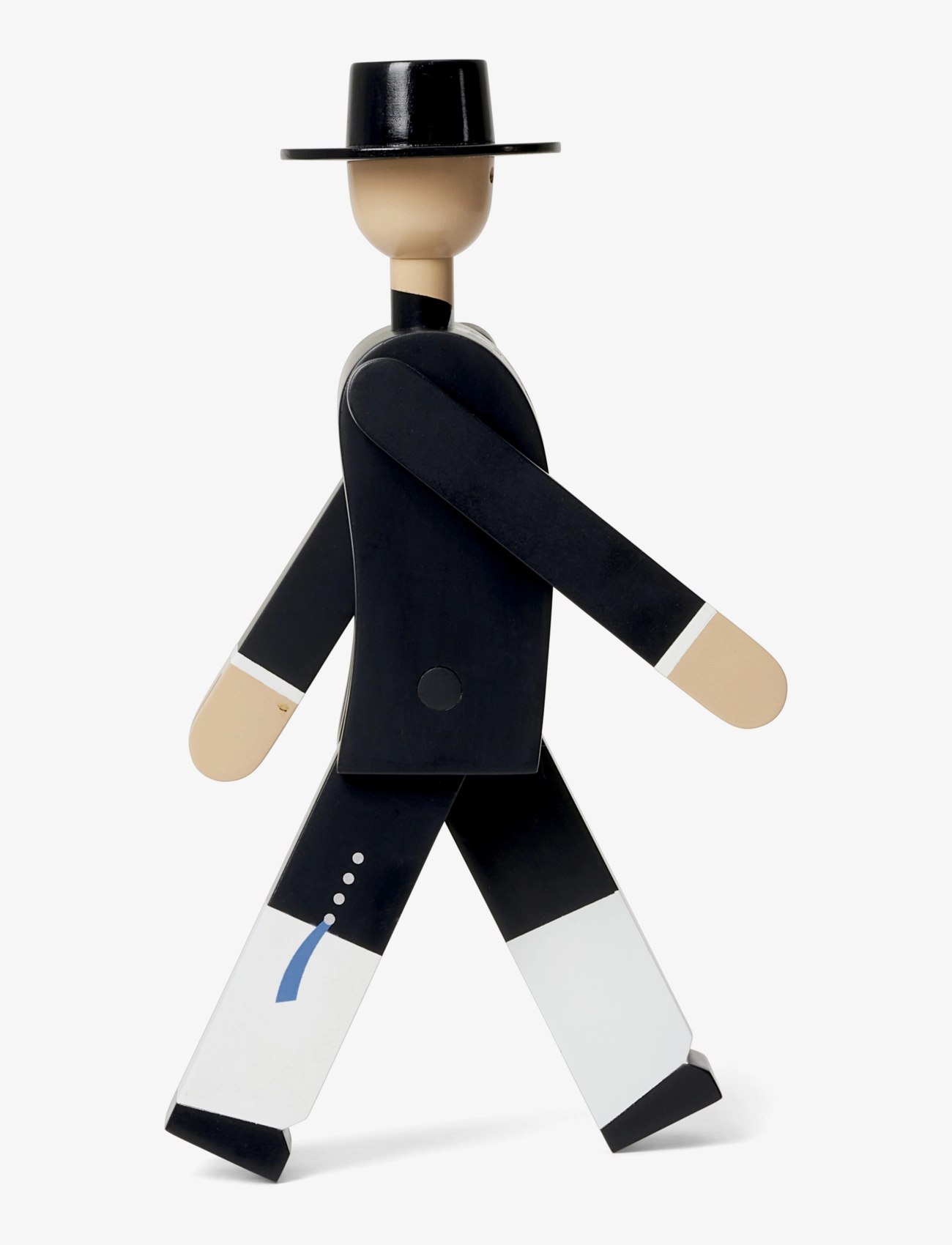 Kay Bojesen - Norwegian Bunad Man black/red/white - figurines en bois - black/red/white - 4