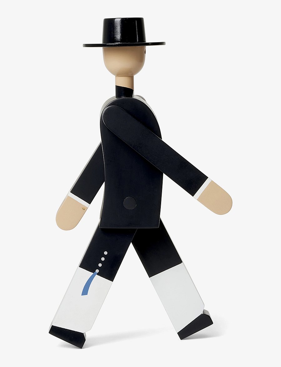 Kay Bojesen - Norwegian Bunad Man black/red/white - figurines en bois - black/red/white - 4