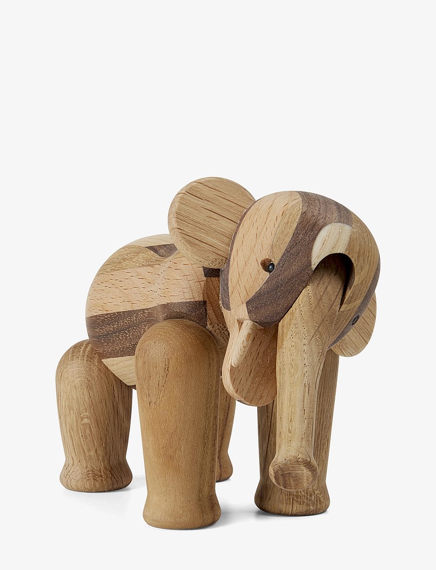 Kay Bojesen - Elephant Reworked Anniversary mini mixed wood - figurines en bois - mixed wood - 1