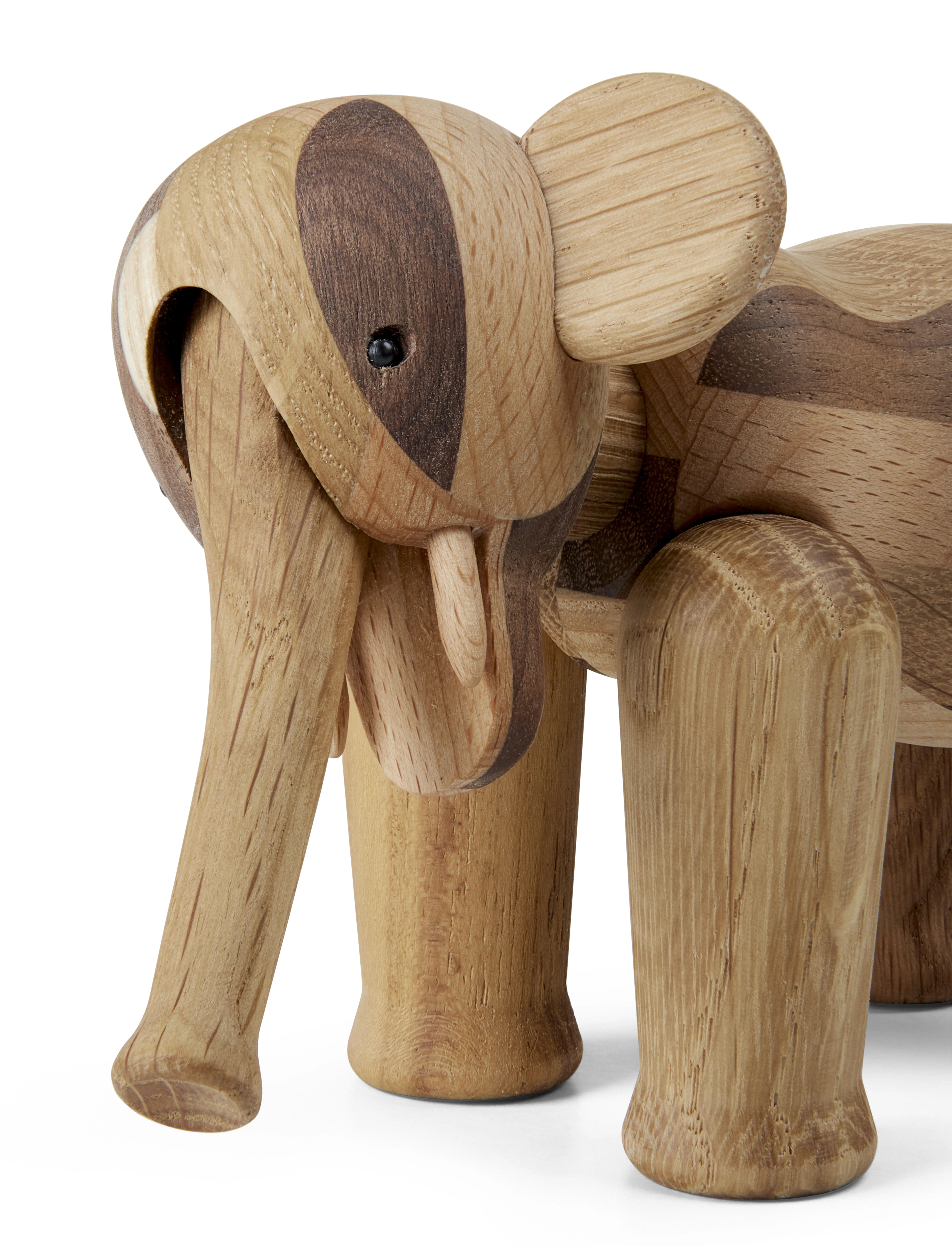 Kay Bojesen Elephant Reworked Anniversary mini mixed wood - Meestele - MIXED WOOD / natural