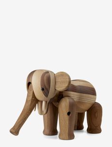 Elephant Reworked Anniversary mini mixed wood, Kay Bojesen