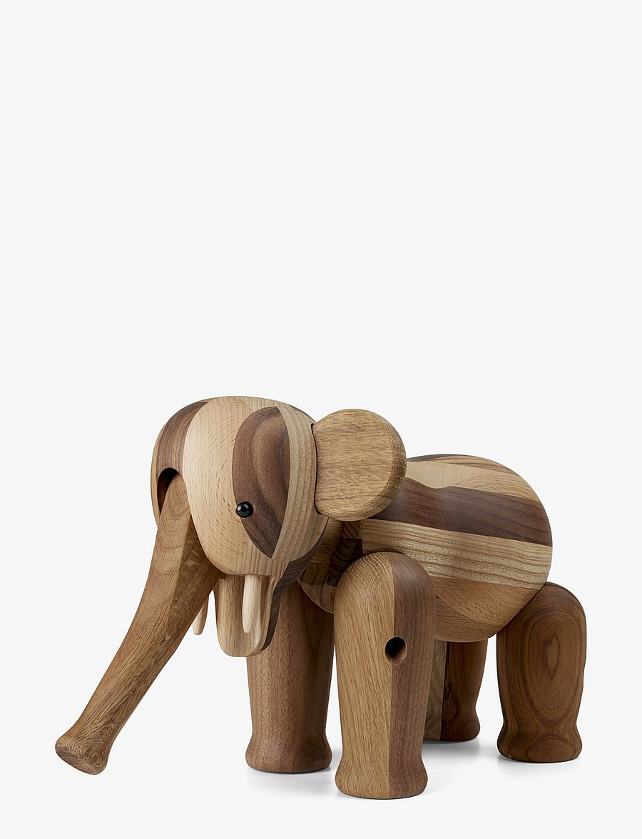 Kay Bojesen - Elefant Reworked jubilæum stor mix træ - træfigurer - mixed wood - 1
