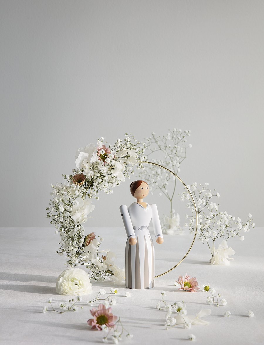 Kay Bojesen - Bride white - koka figūras - white - 0