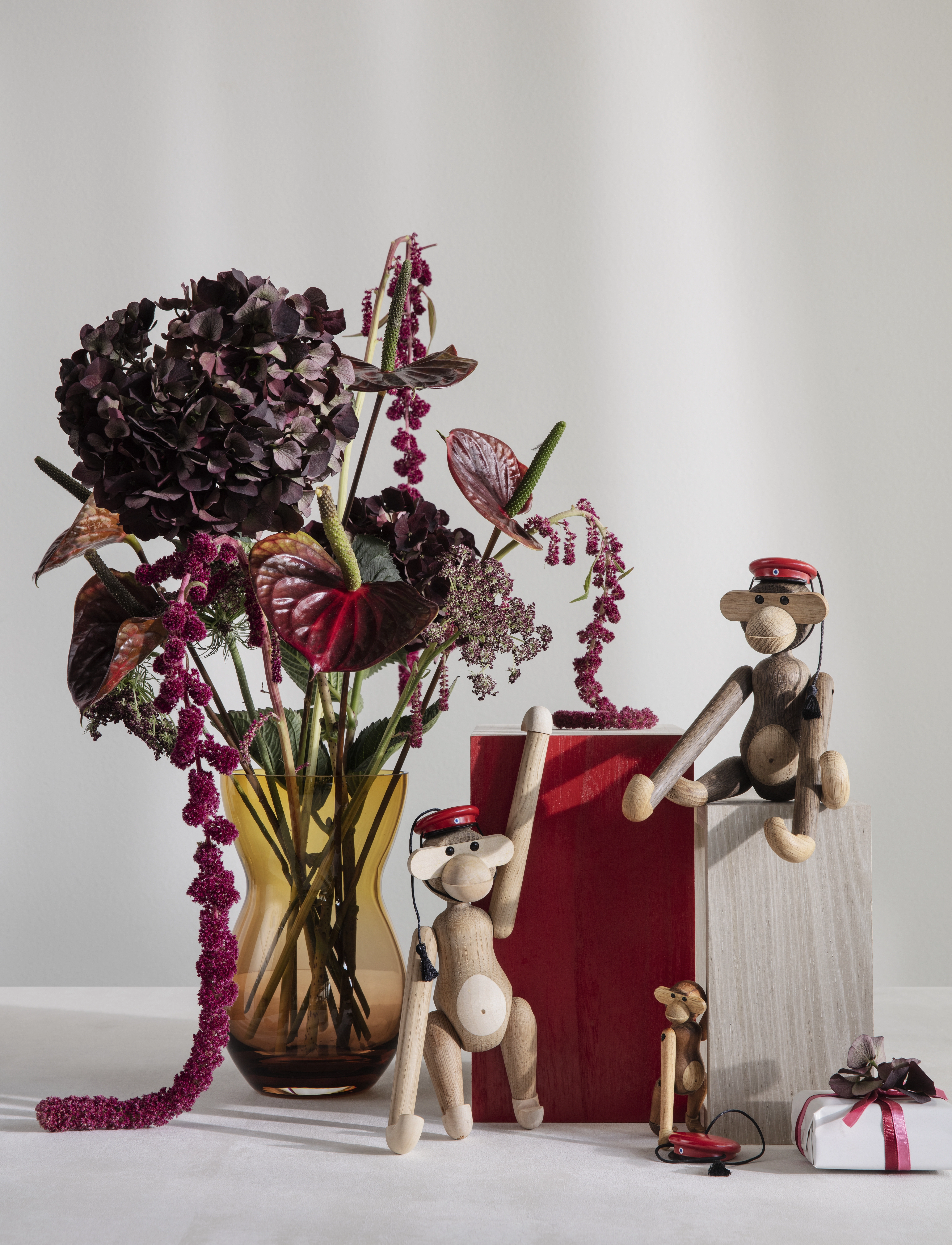 Kay Bojesen Russelue Rød, One Size, Decorative Accessories-details, Rot - Wooden Figures, Homeware