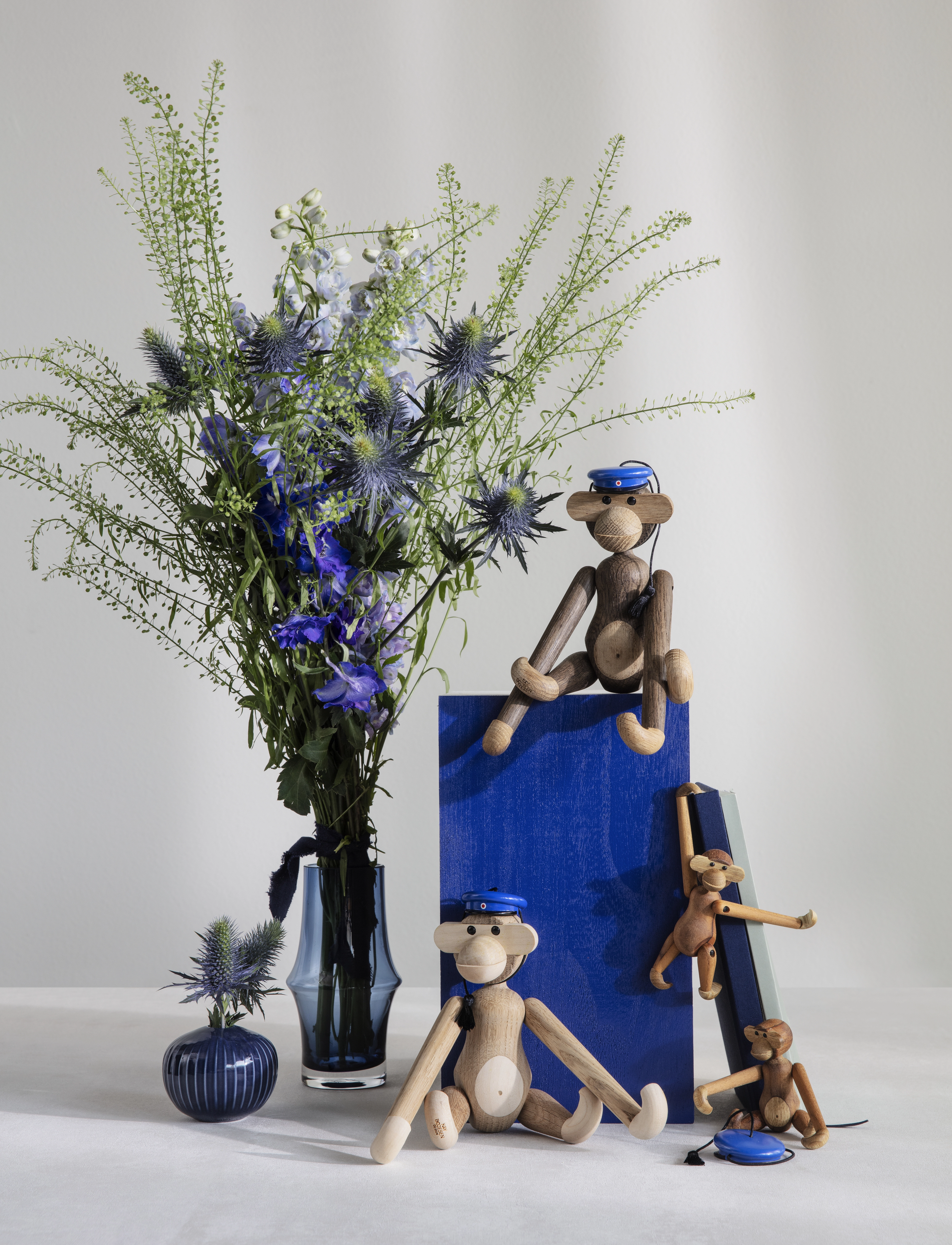 Kay Bojesen Russelue Blå, One Size, Decorative Accessories-details, Blau - Wooden Figures, Homeware