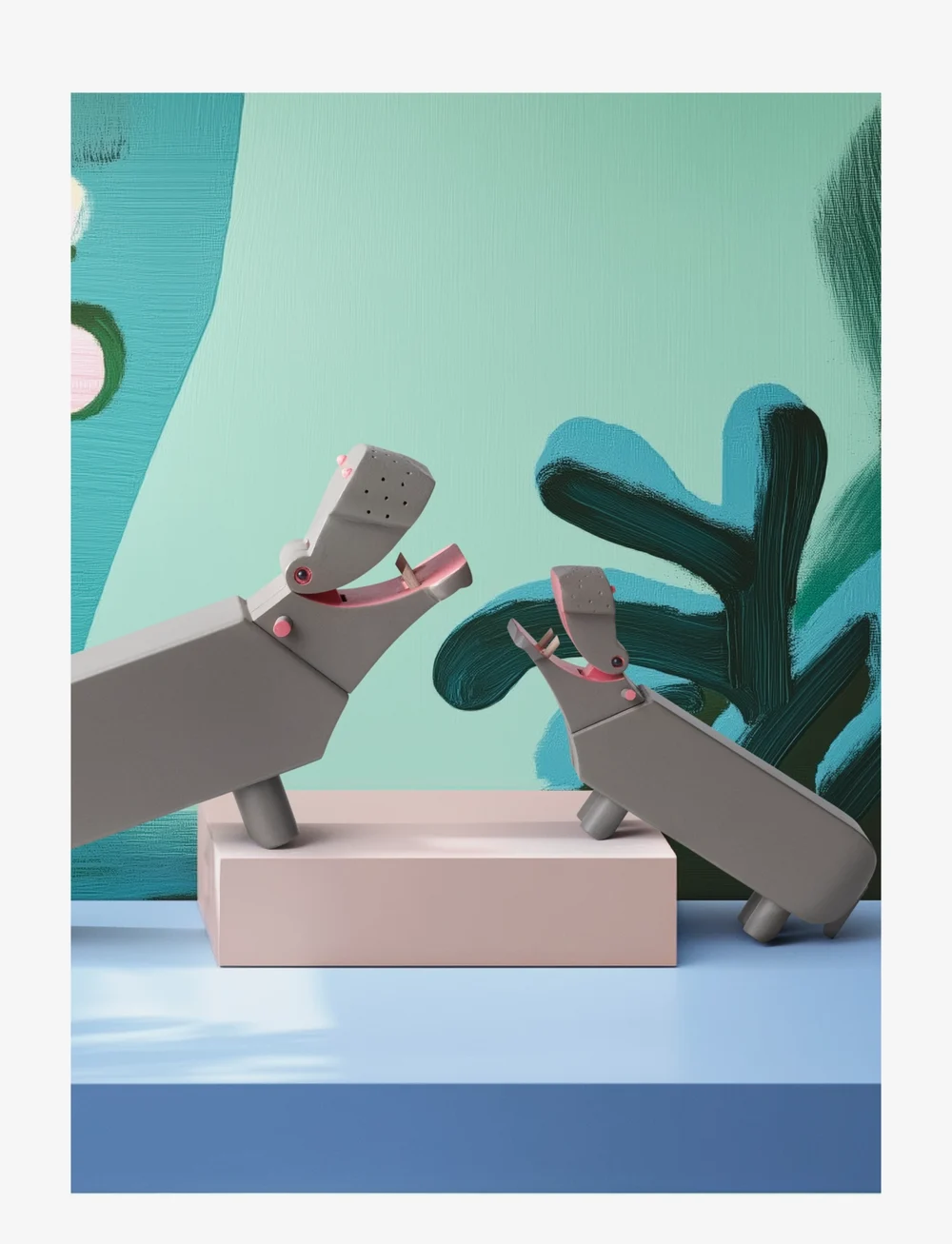 Kay Bojesen - Flodhäst H9 cm grå - köp efter pris - grey - 5