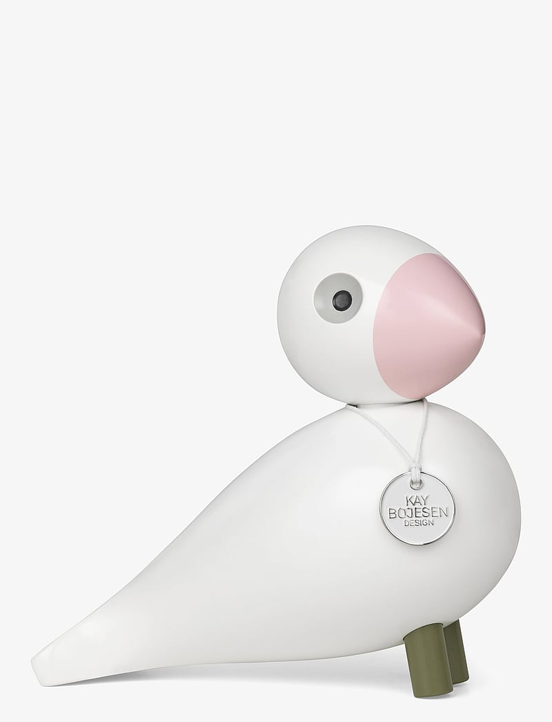 Kay Bojesen - Songbird Love H15.5 cm white/rose - osta hinna alusel - white/rose - 0