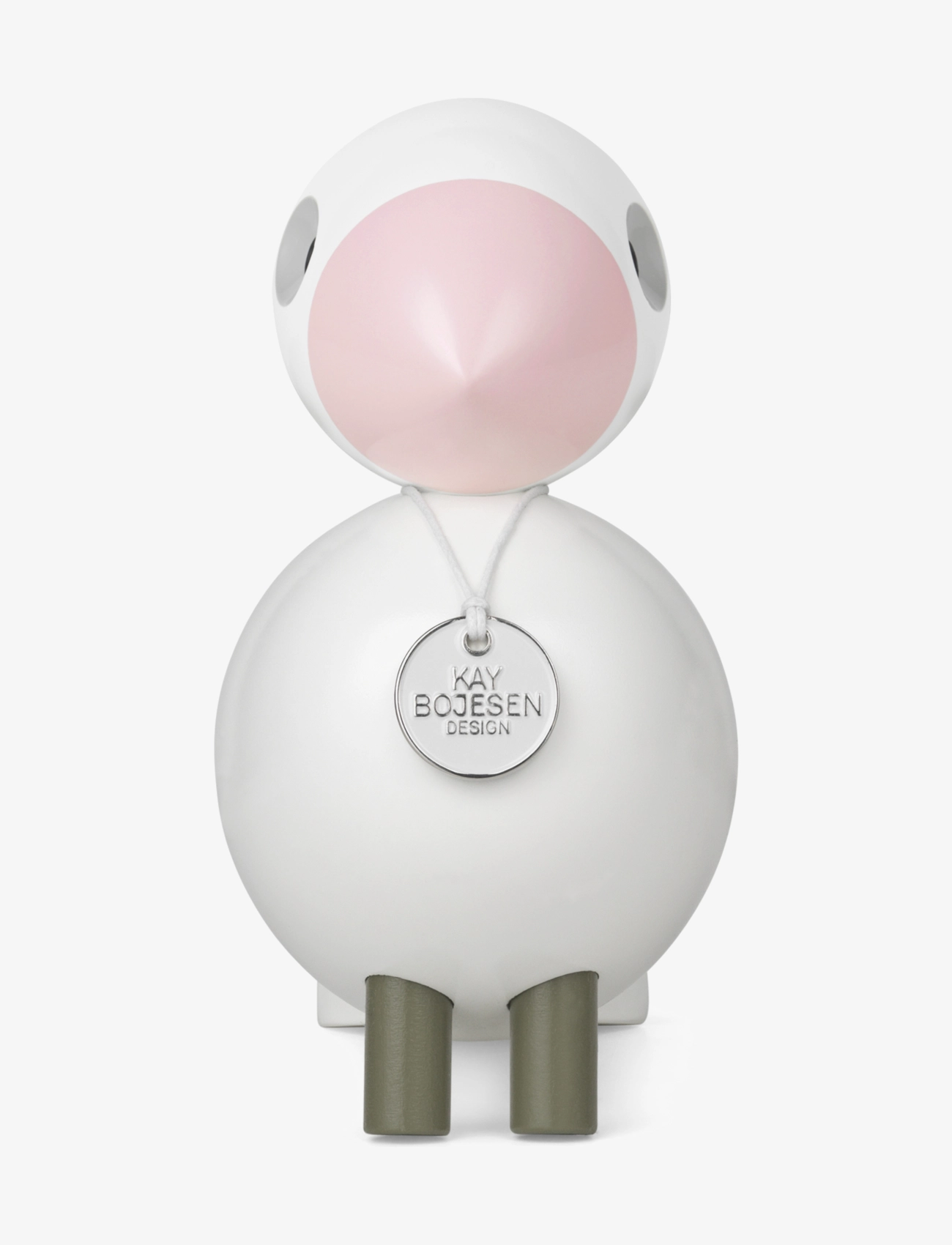 Kay Bojesen - Sangfugl Love H15.5 cm hvit/rosa - shop etter pris - white/rose - 2