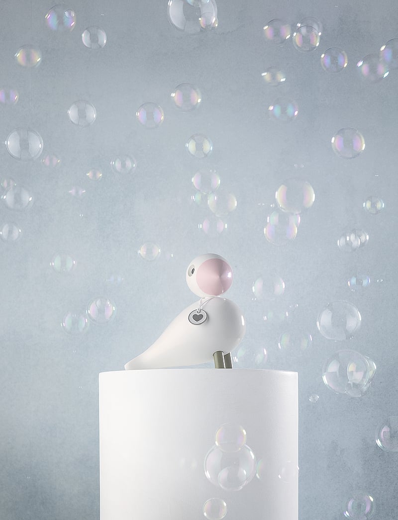 Kay Bojesen - Songbird Love H15.5 cm white/rose - osta hinna alusel - white/rose - 4