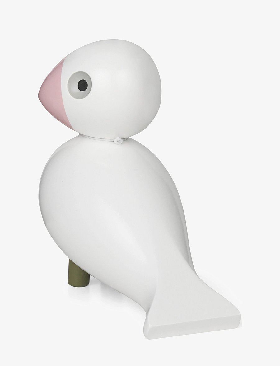 Kay Bojesen - Sangfugl Love H15.5 cm hvit/rosa - shop etter pris - white/rose - 4