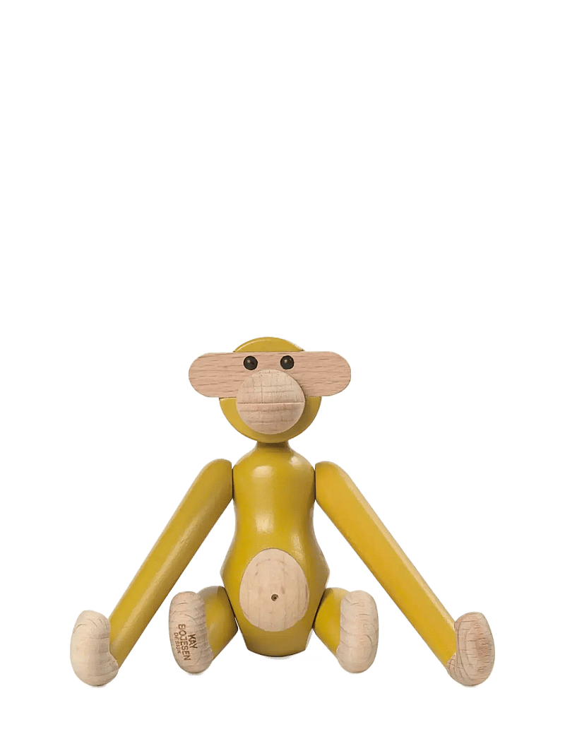 Kay Bojesen - Monkey mini vintage yellow - træfigurer - vintage yellow - 0