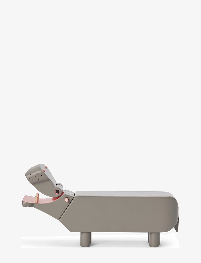 Kay Bojesen - Hippo liliput grey - holzfiguren - grey - 1