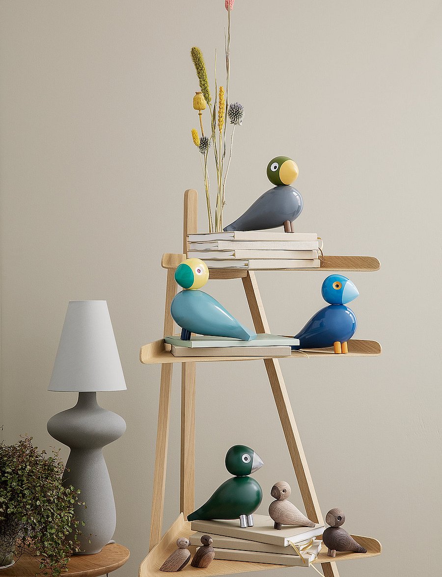 Kay Bojesen - Sangfugl Nightingale aqua - køb efter pris - aqua - 0