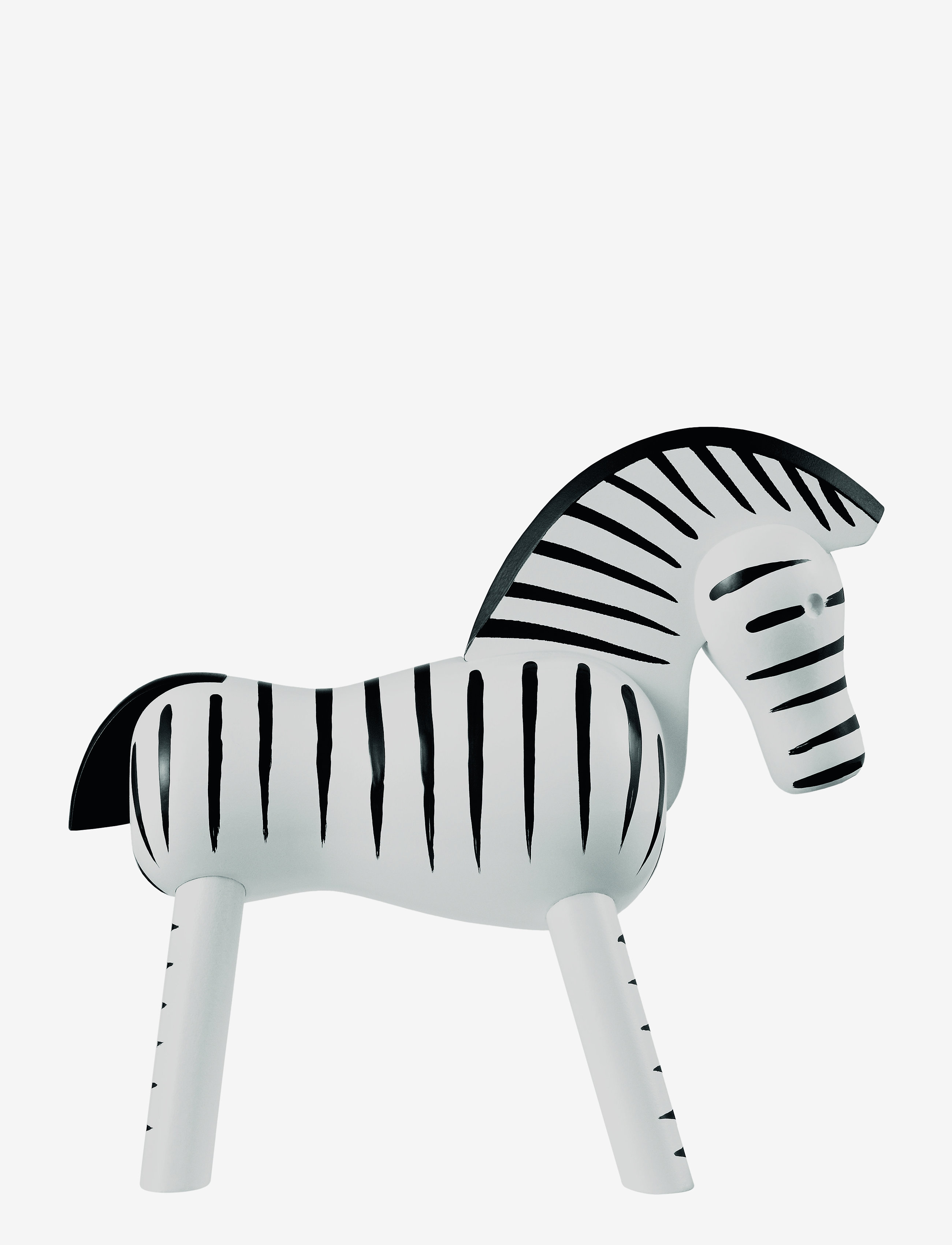 Kay Bojesen Zebra, Træfigur, Sort, Str: H14CM