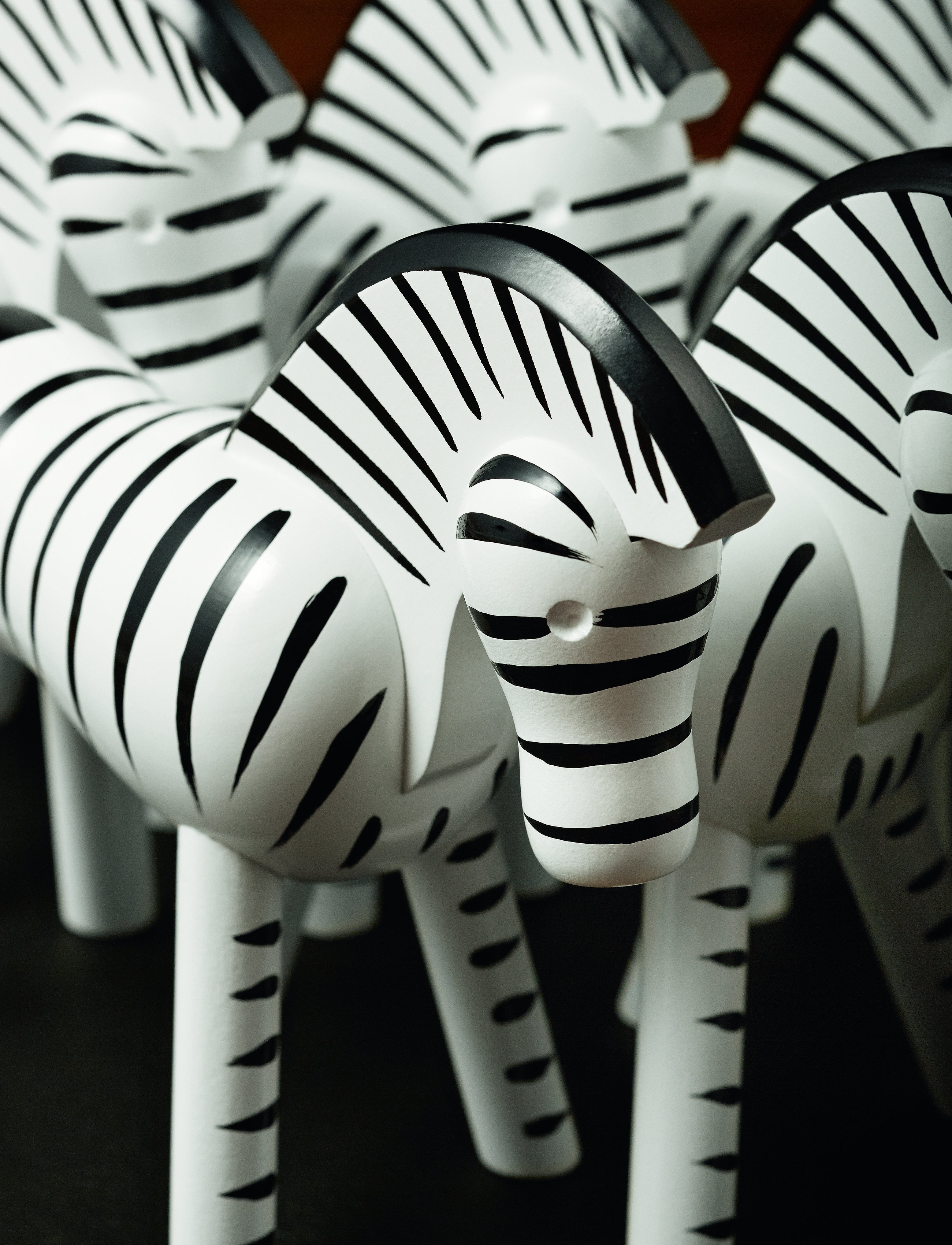 Kay Bojesen - Zebra - wooden figures - black/white - 2