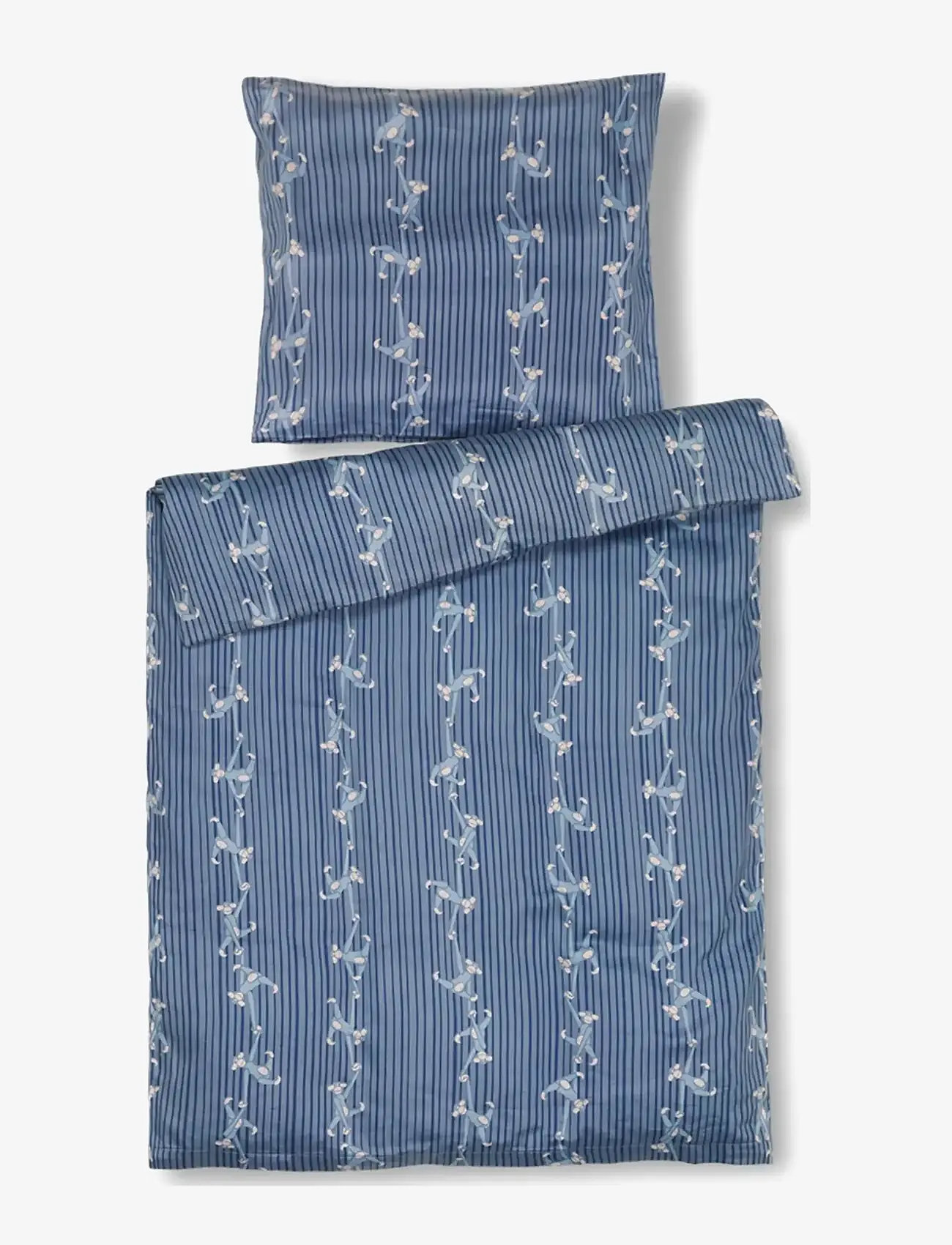 Kay Bojesen - Påslakanset Apa baby 70x100cm DK blå - köp efter pris - blue - 0