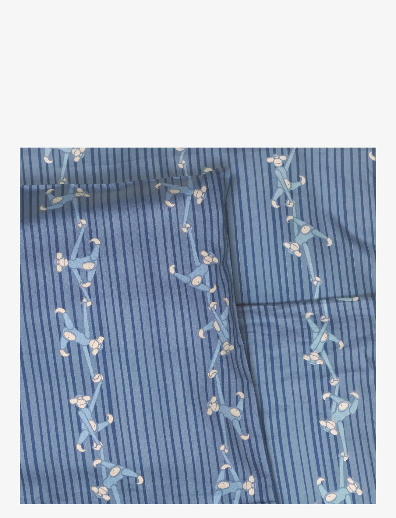 Kay Bojesen - Påslakanset Apa baby 70x100cm DK blå - köp efter pris - blue - 1