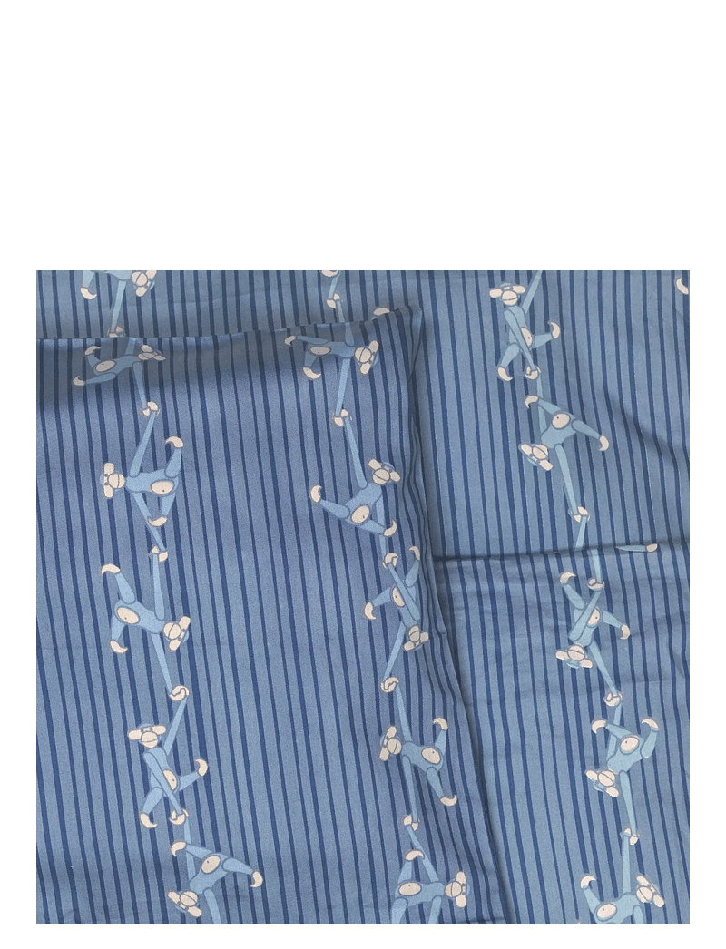 Kay Bojesen - Påslakanset Apa baby 70x100cm DK blå - köp efter pris - blue - 1