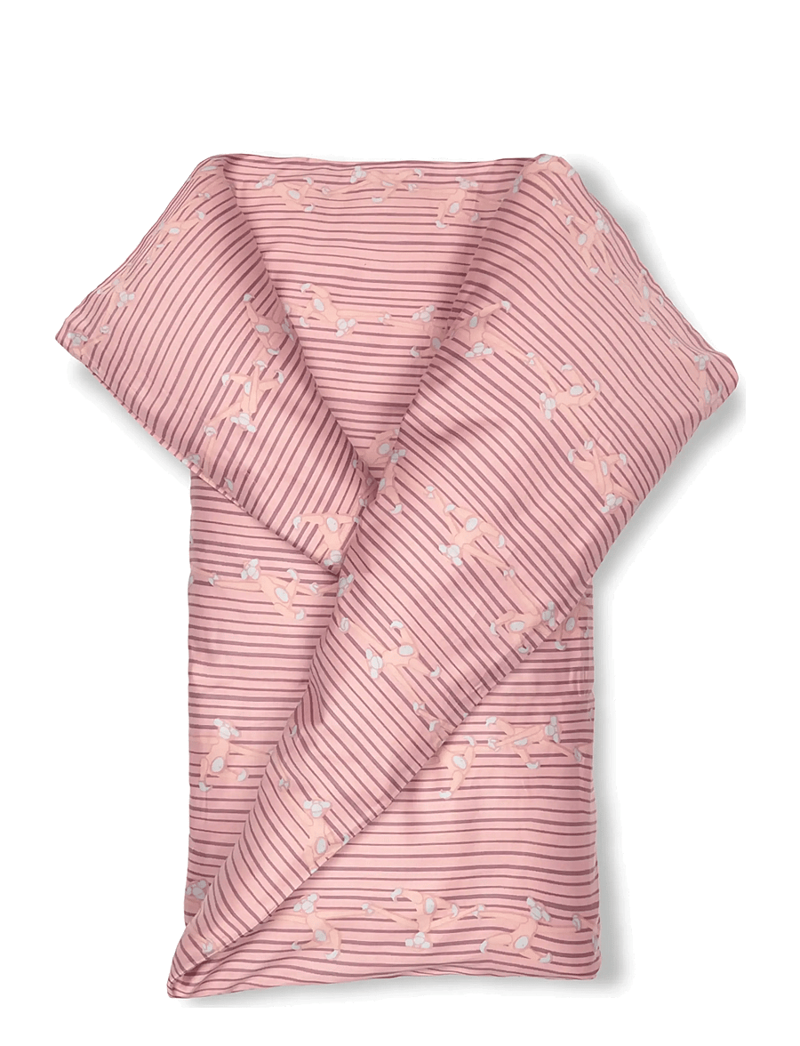 Kay Bojesen - Bed linen Monkey baby 70x100cm DK rose - komplety pościeli - rose - 2