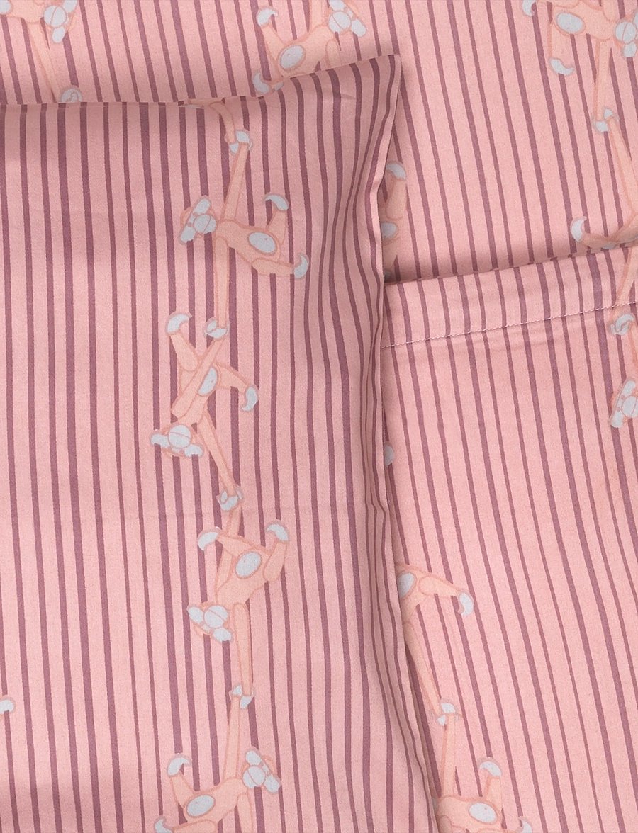 Kay Bojesen - Bed linen Monkey baby 70x100cm DK rose - komplety pościeli - rose - 5