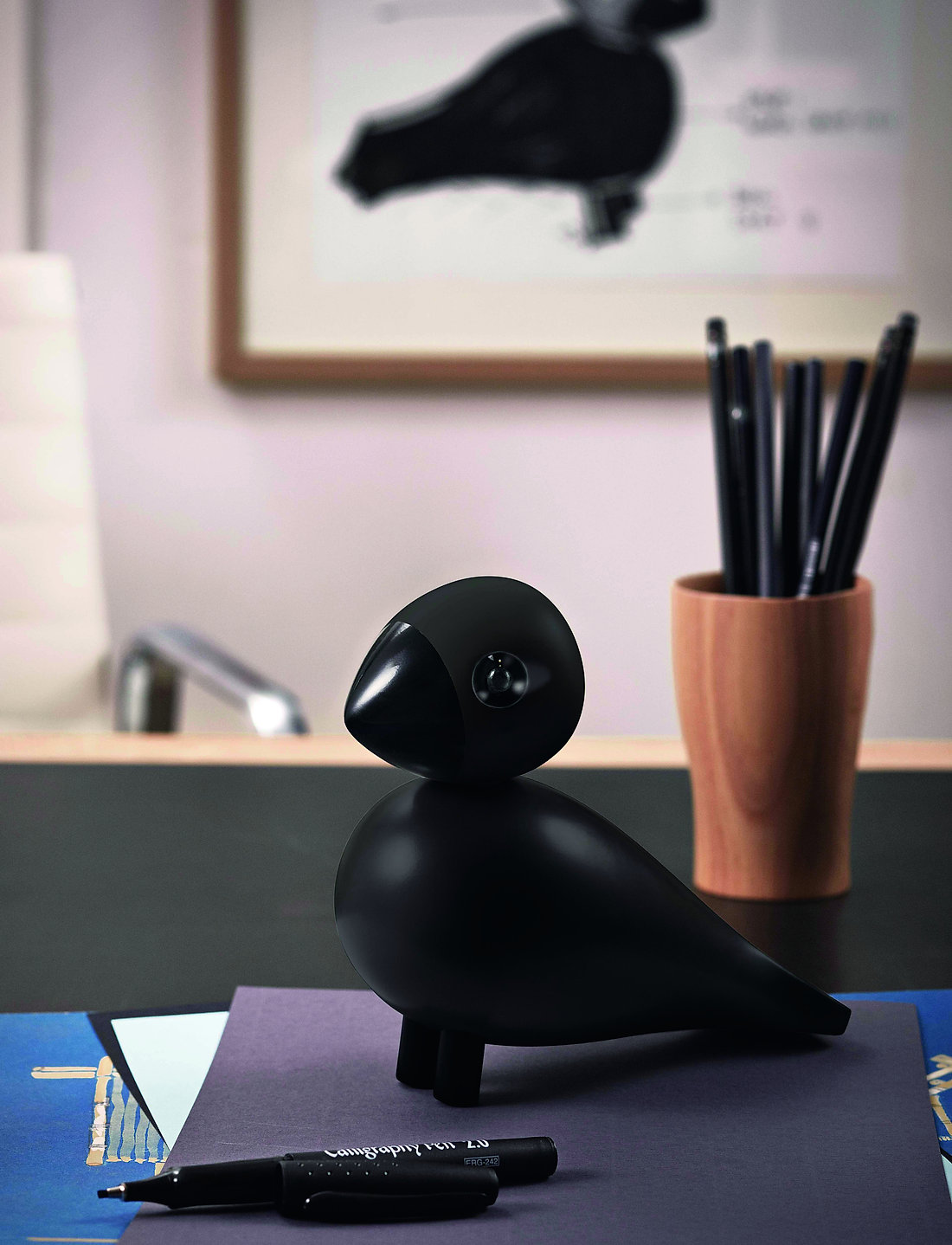 Kay Bojesen - Sangfugl Ravn - køb efter pris - black - 1