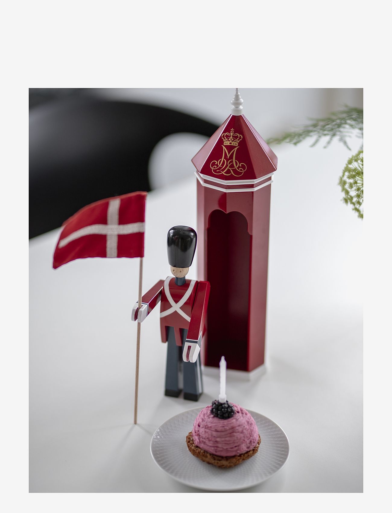 Kay Bojesen - Skilderhus rød/hvid - red/white - 4