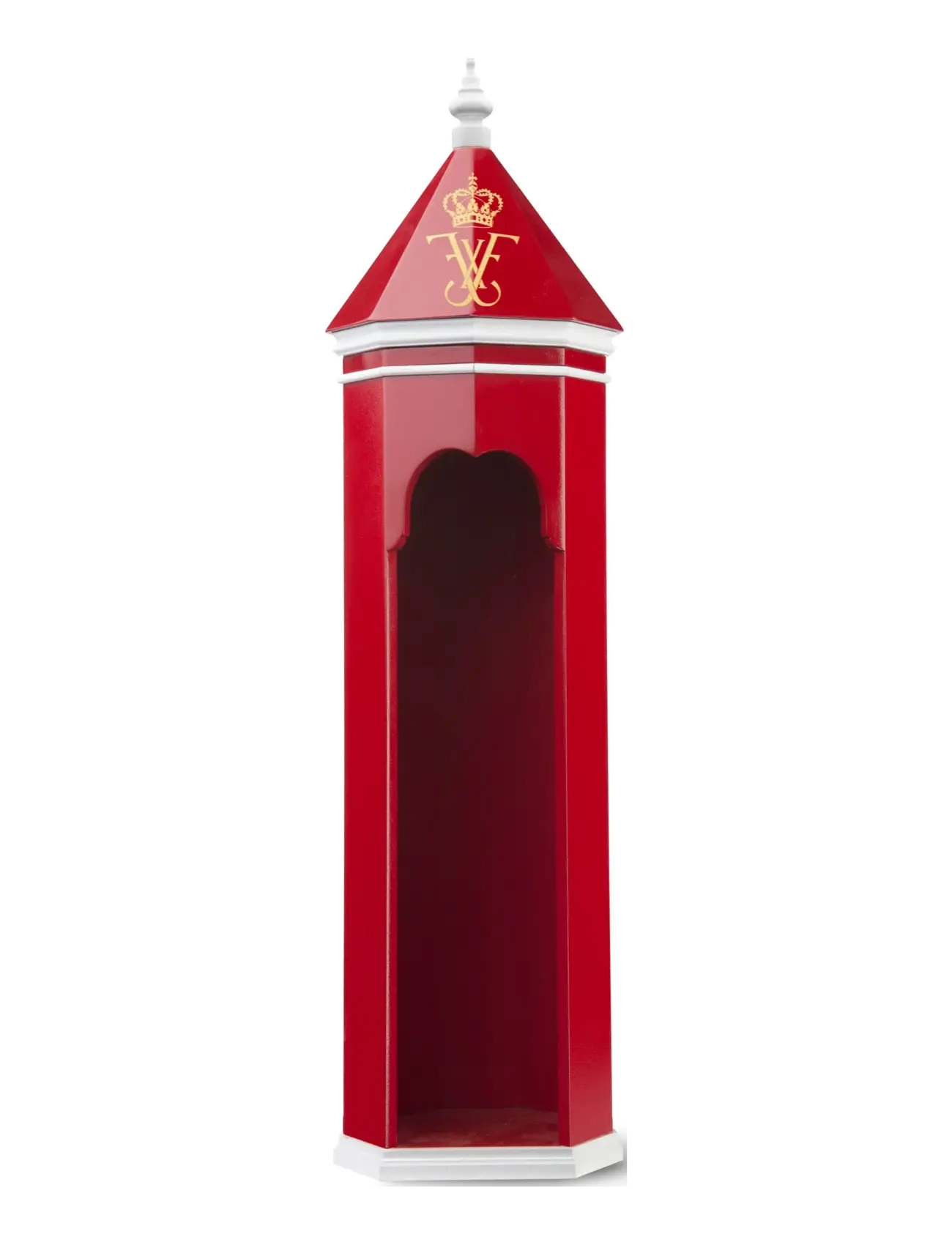 Kay Bojesen - Sentry box Frederik 10 H36 red/white - puidust kujud - red/white - 1